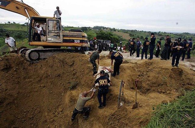 Site where the victims of the Maguindanao Massacre were found in November 2009. │Photo: Philstar.com