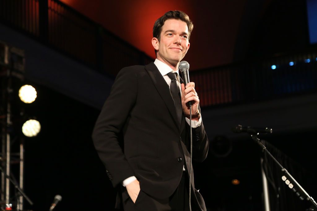 NEW YORK, NEW YORK - NOVEMBER 21: John Mulaney speaks onstage during The American Museum of Natural History's 2019 Museum Gala at American Museum of Natural History on November 21, 2019 in New York City. (Photo by Sylvain Gaboury/Patrick McMullan via Getty Images)
