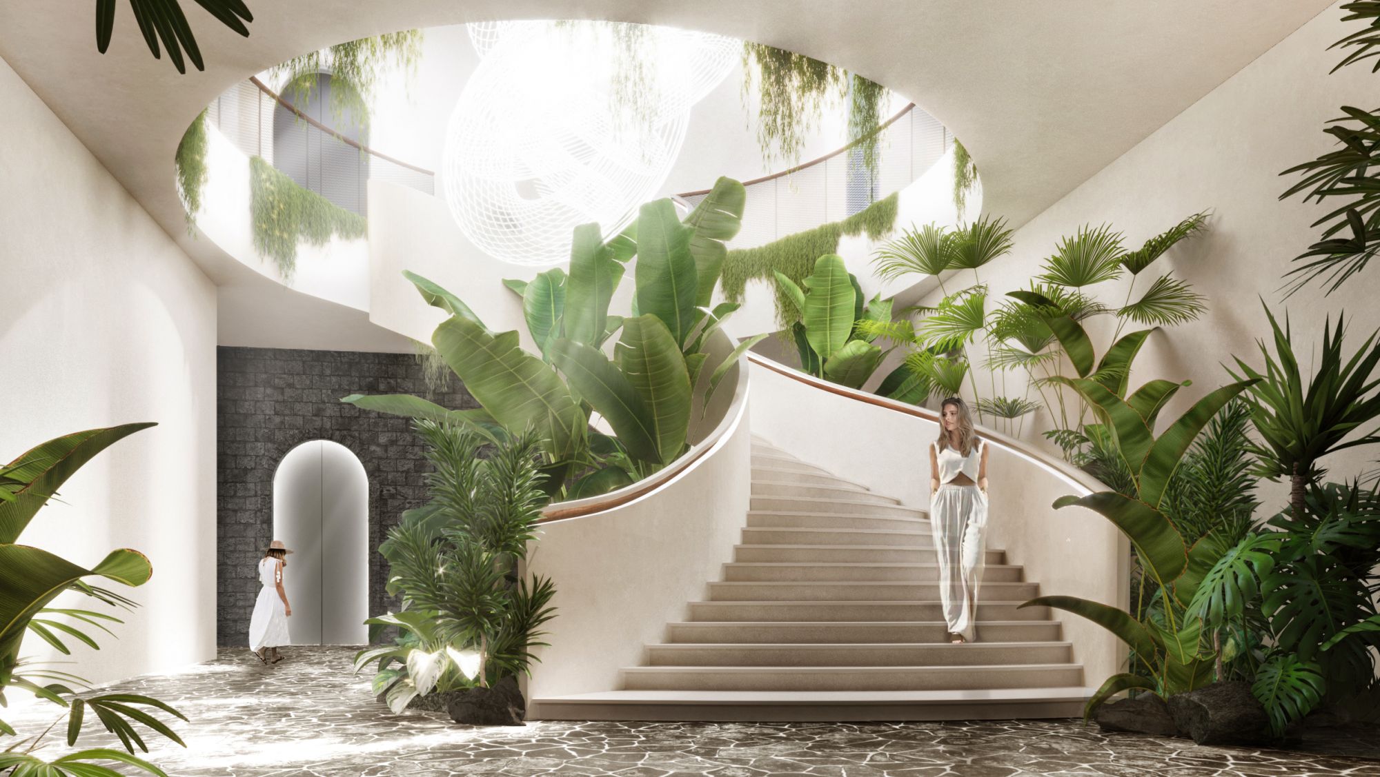 The "spiral journey" to Abaca Resort Mactan by Büro Ole Scheeren