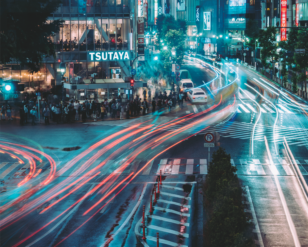 Shibuya Crossing in Tokyo during the night GFX50S by William Chua