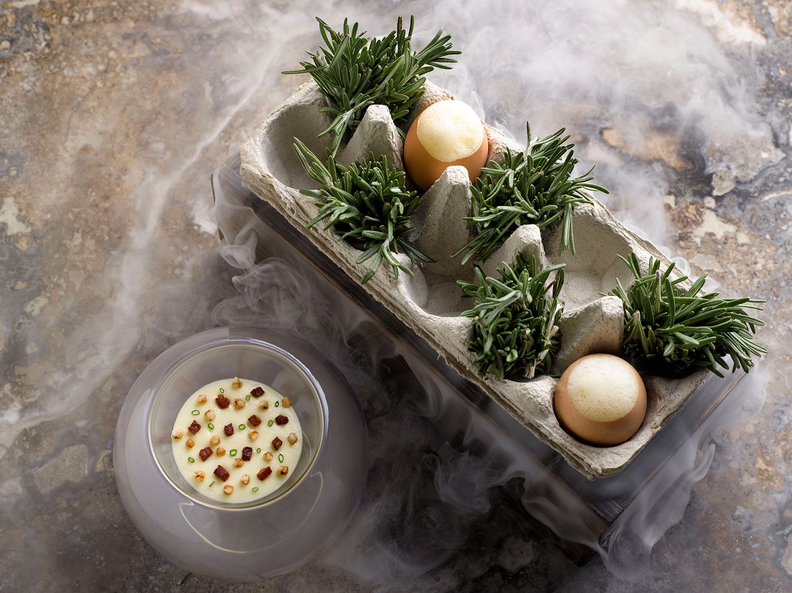 55 Degree egg (Photo: Courtesy of Odette)