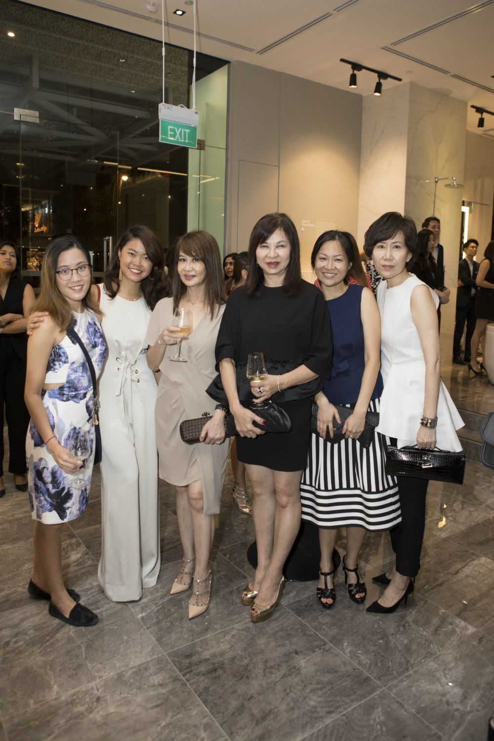 Patricia Cheong, Cheryl Cheong, Evelyn Sam, Violet Yeo, Sonia Ong, Nancy Ong