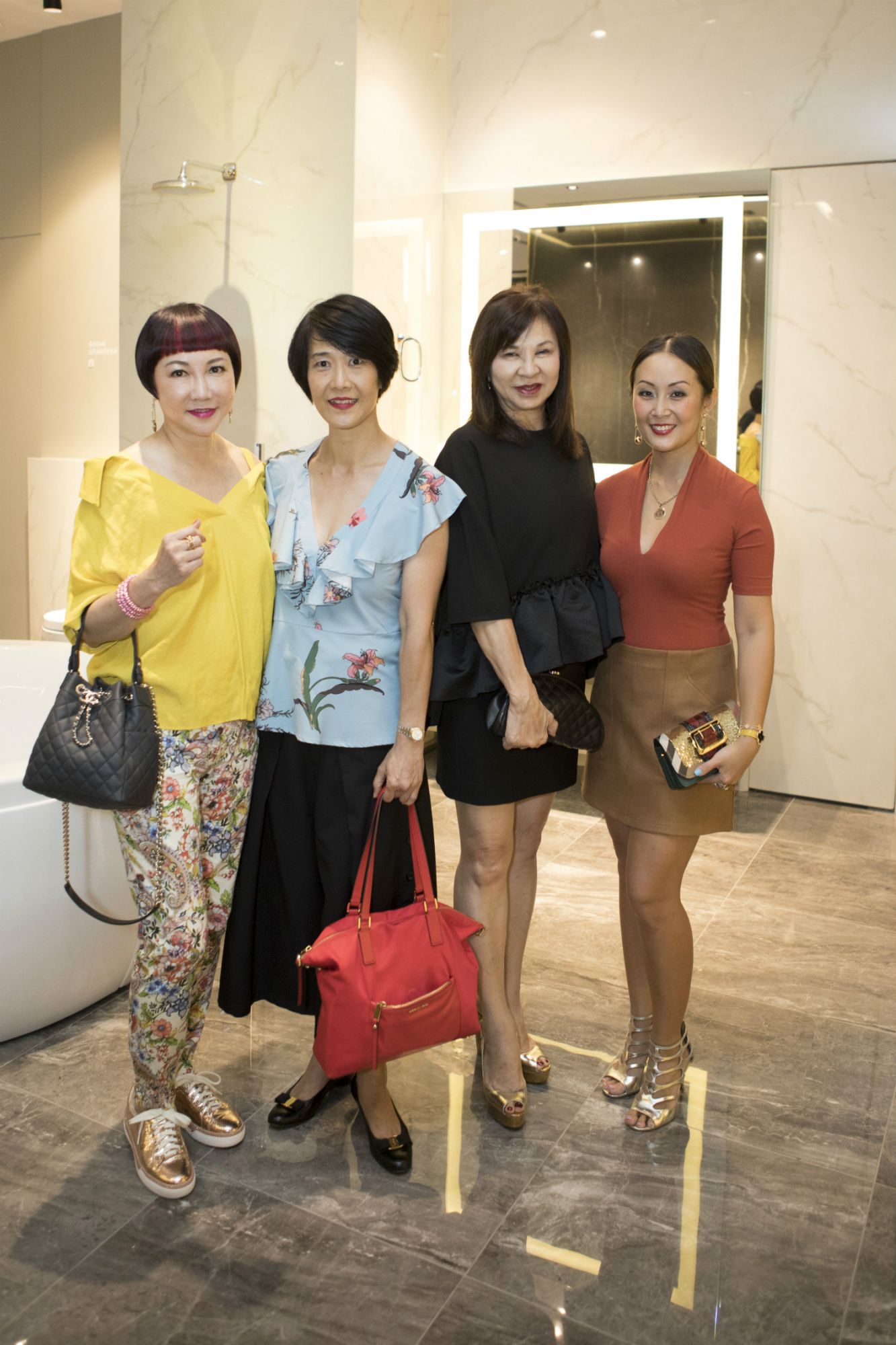 Frances Low, Christina Lim, Violet Yeo, Serene Chua