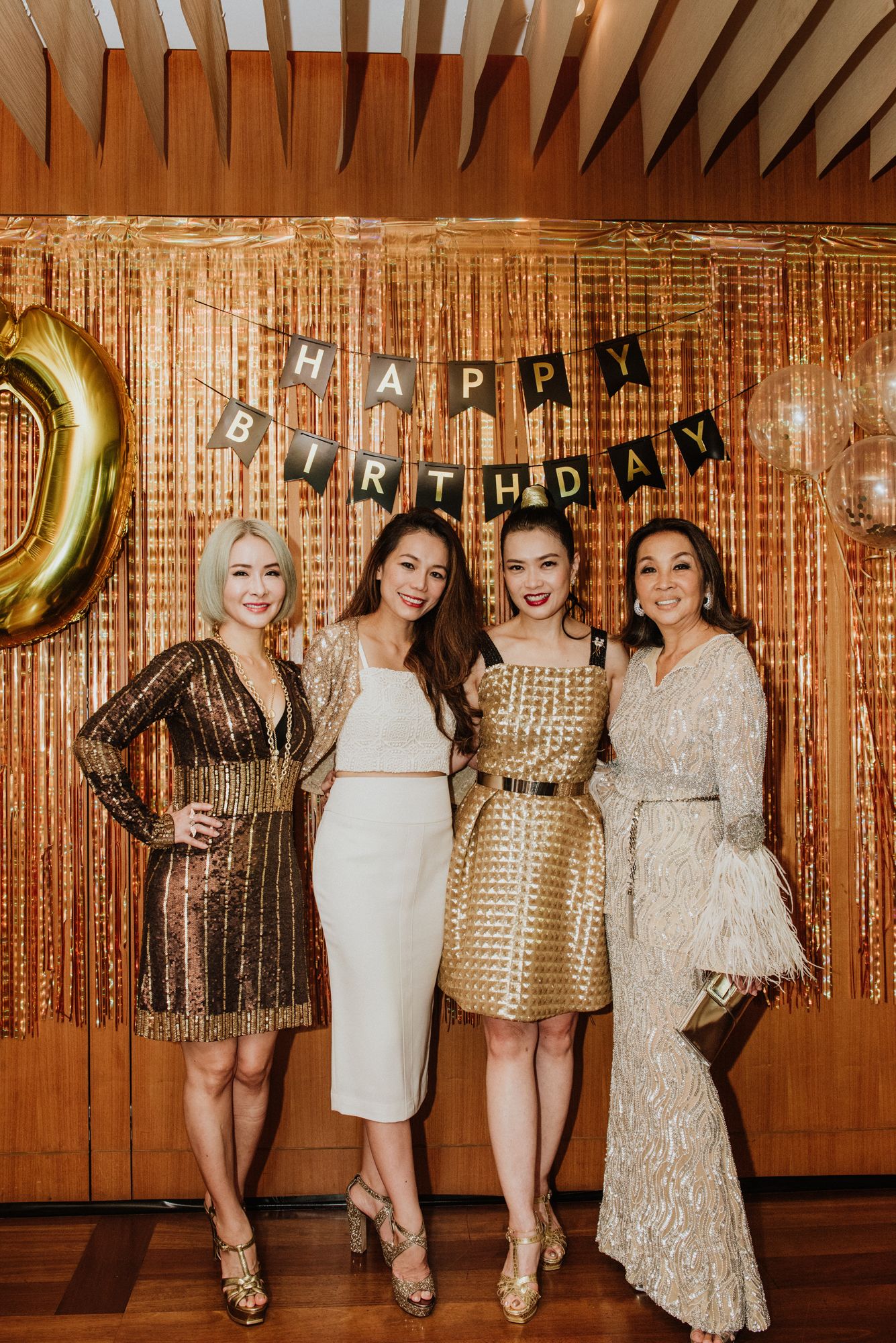 Celina Lin, Ginny Wiluan, Ho Ching Lin, Farah Khan