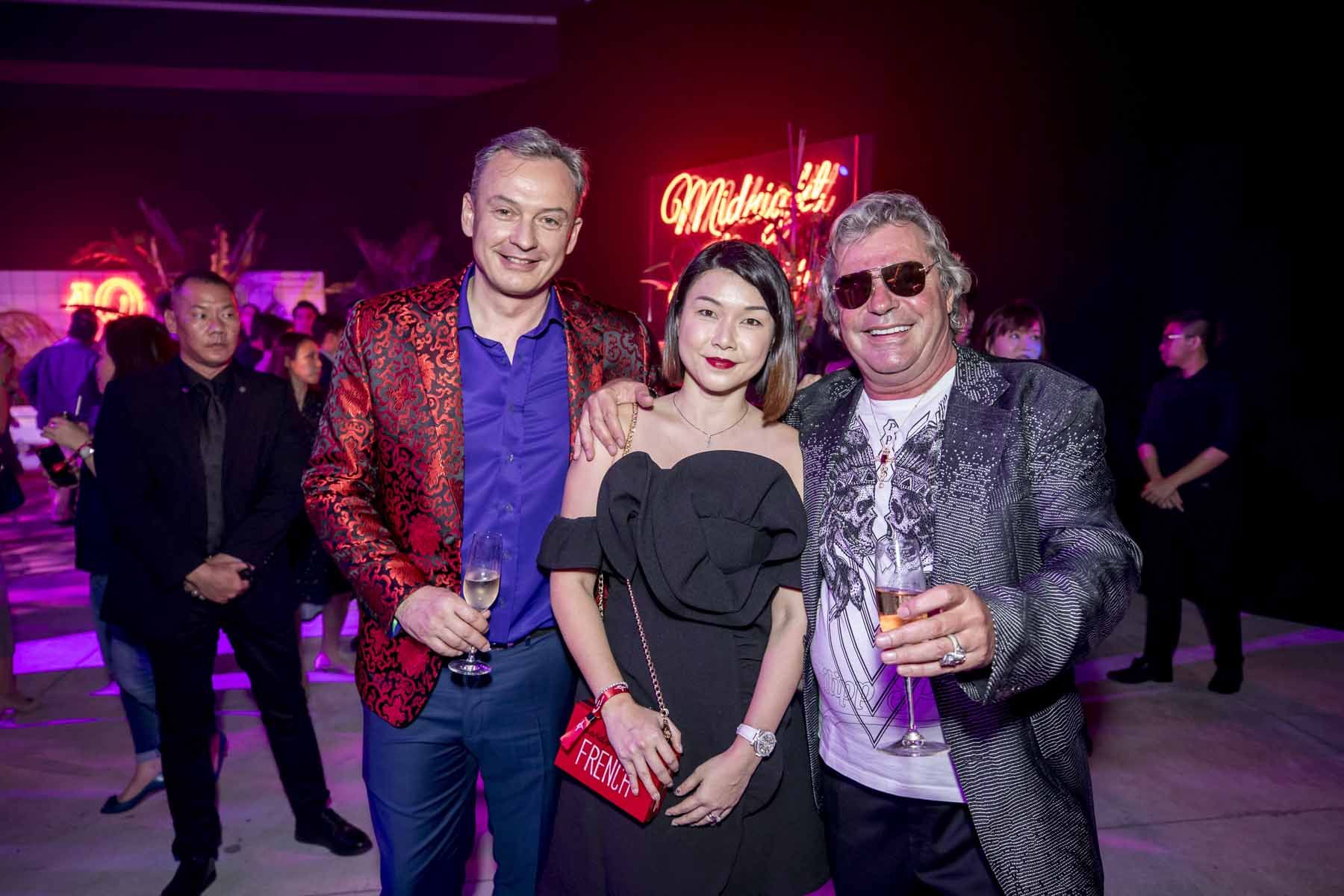 Nicholas Rudaz, Stephanie Soh, Franck Muller