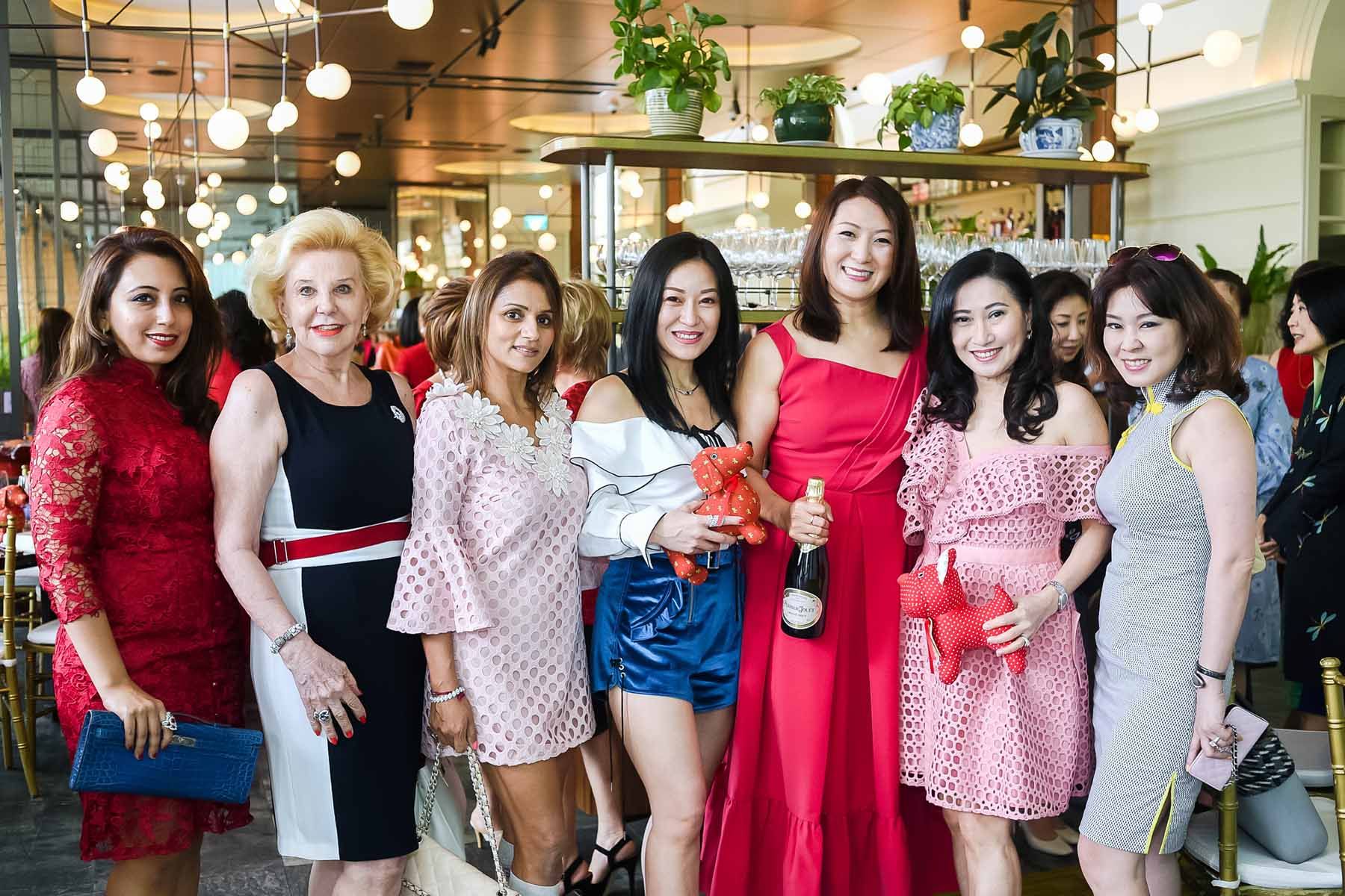 Dimple Aswani, Gerti Iwatake, Renuca Metharam, Nina Ng, Nana Au-Chua, Tan Khar Nai, Florence Neo