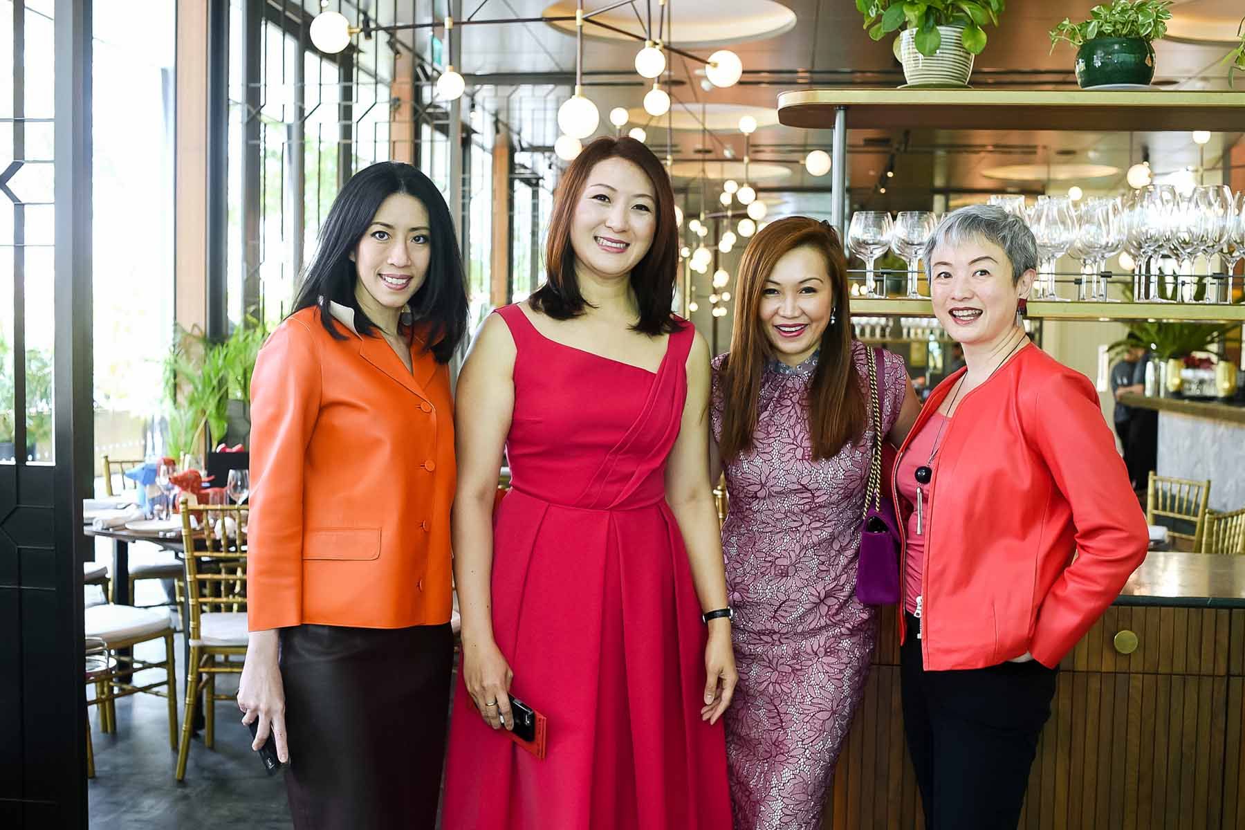 Grace Chong-Tan, Nana Au-Chua, Trina Liang-Lin, Lim Chi Wen