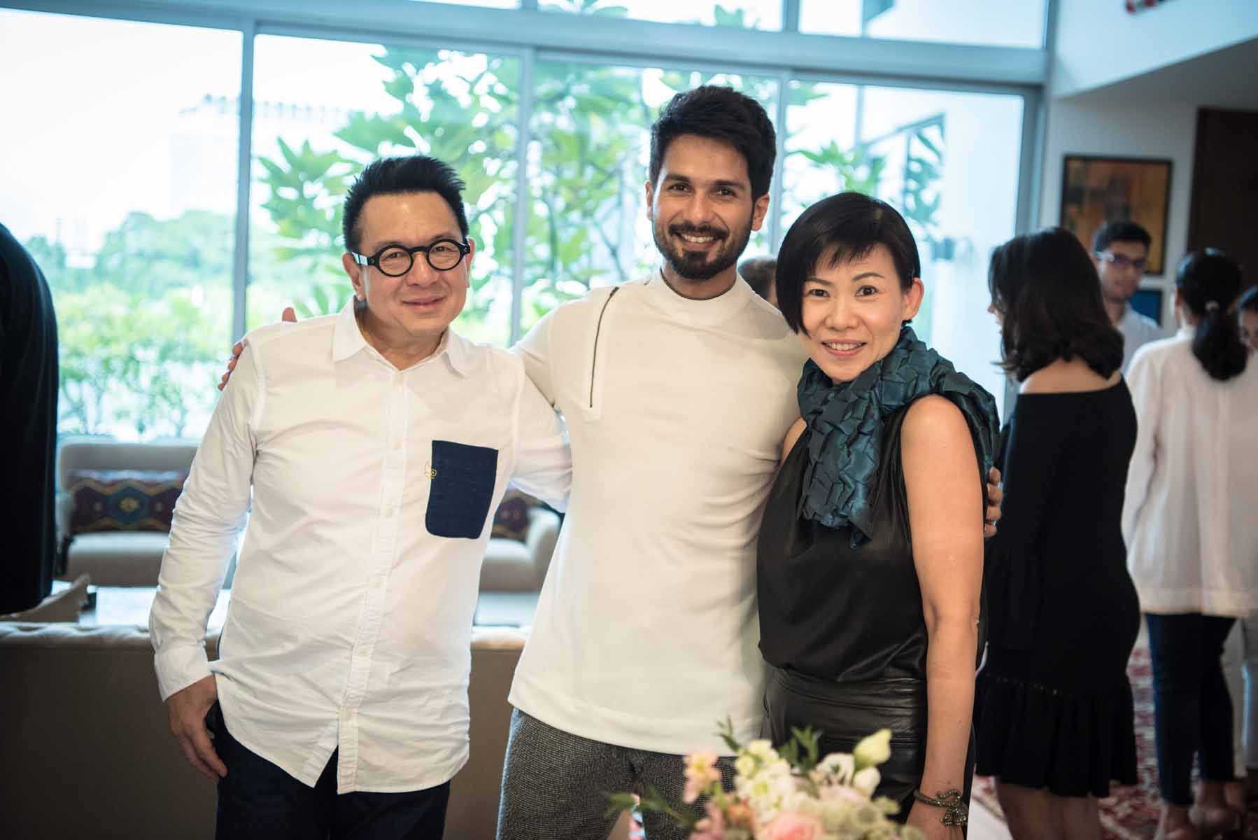 Eugene Ang, Shahid Kapoor, Ead Yang