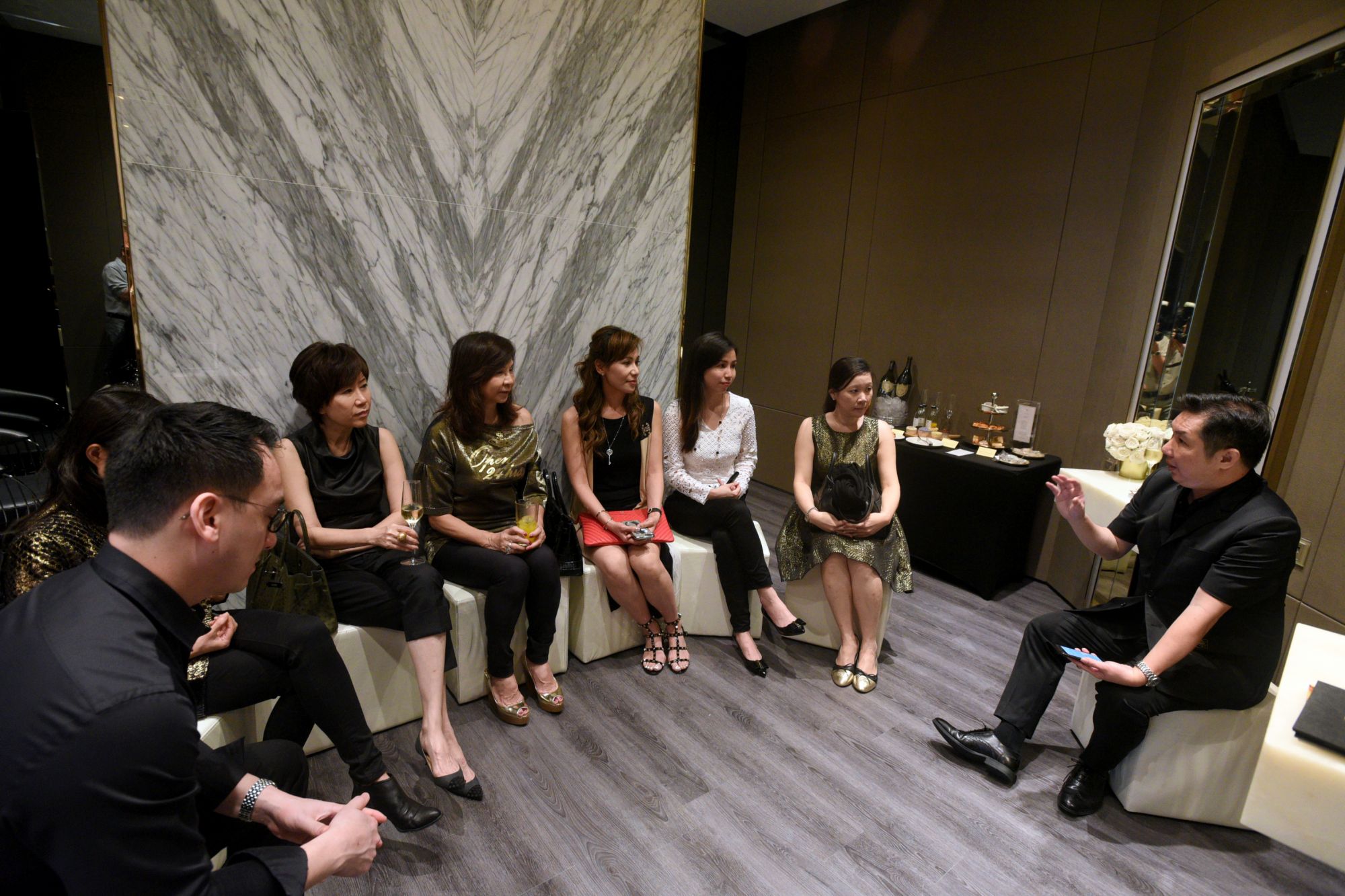 Dr. Christopher Looi, Sonia Ong, Nancy Ong, Violet Yeo, Carol Shieh, Sharon Lim, Dr. Frank Lee