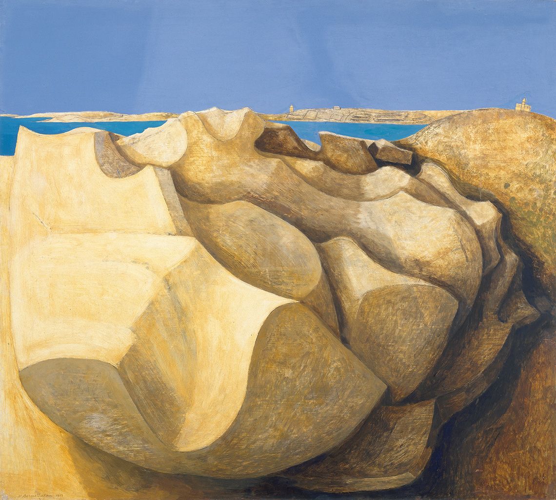 'Rocks, St Mary's, Scilly Isles', 1953. Wilhelmina Barns-Graham. Image: courtesy of Wilhelmina Barns-Graham Trust
