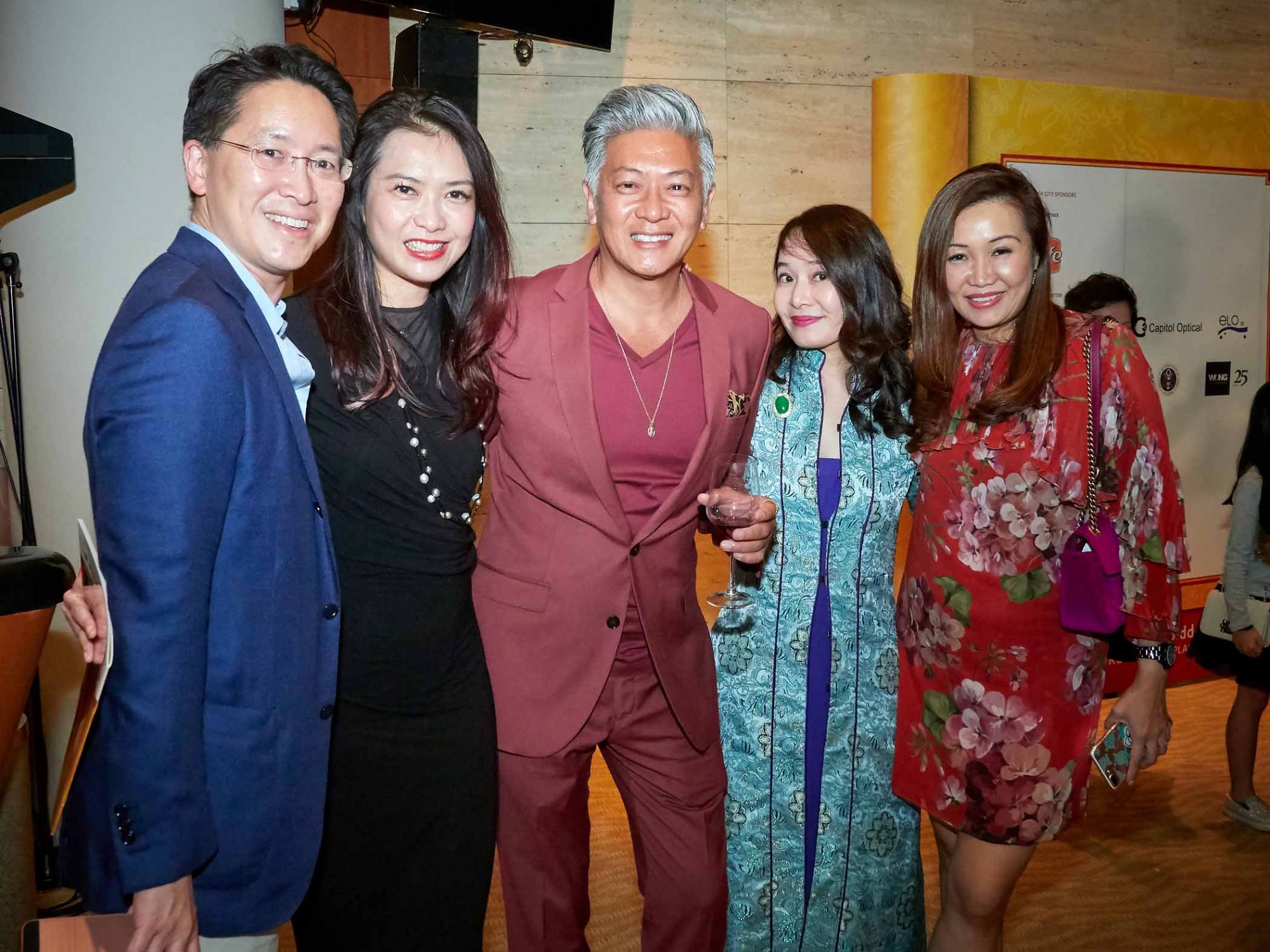 Edmund Lin, Ho Ching Lin, Dick Lee, Joy Tan, Trina Liang-Lin