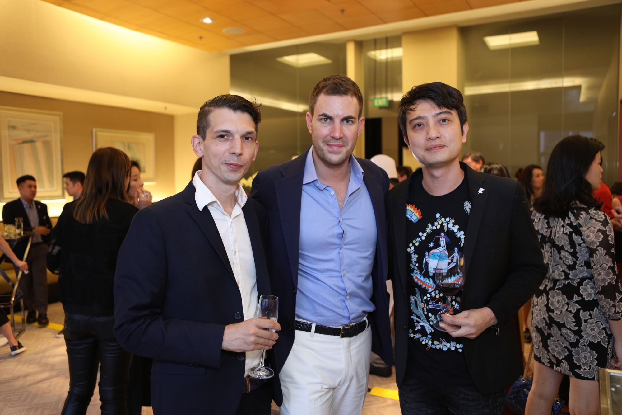 Bradley Foist, Michel Lamunière, David Chan