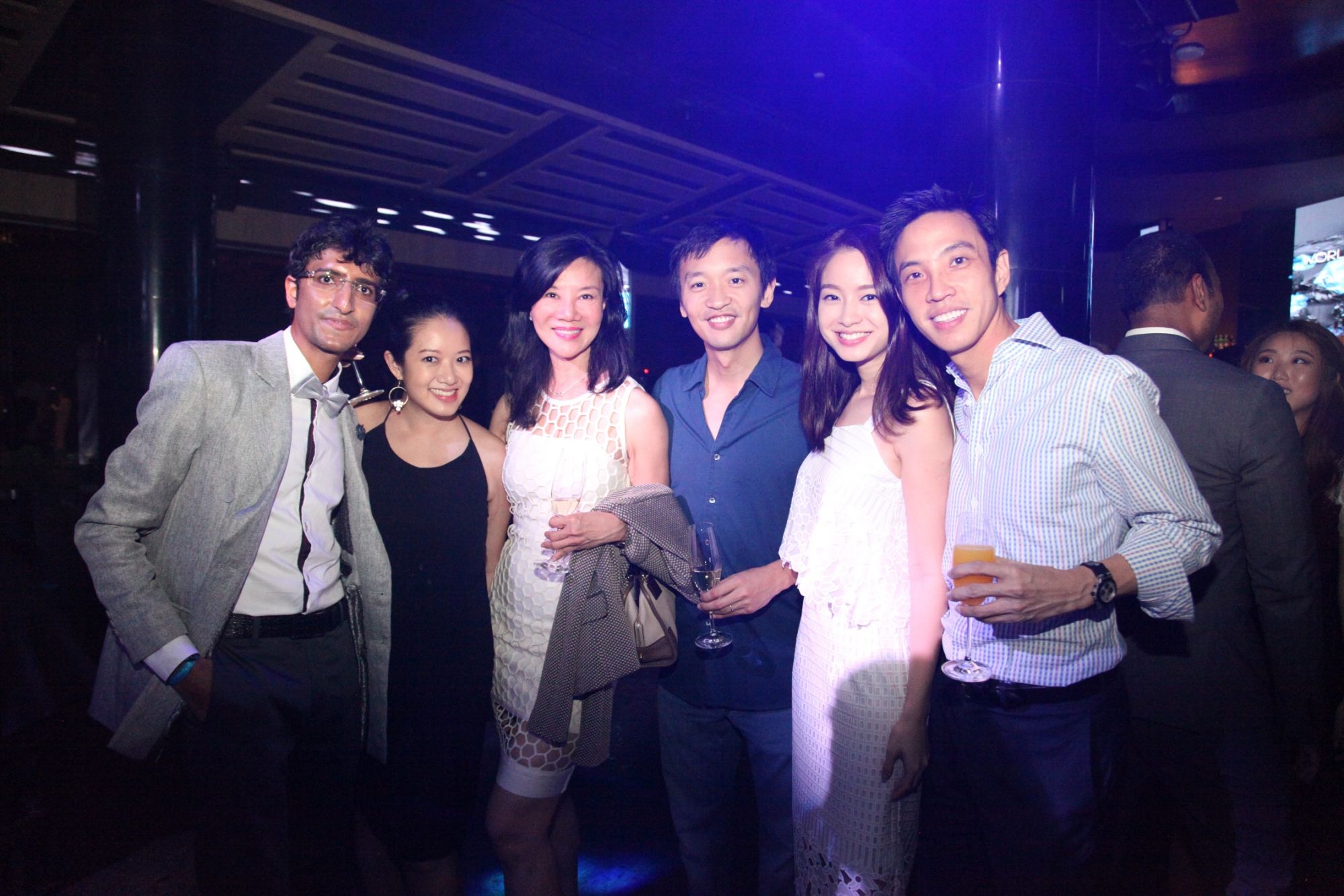 Karan Tilani, Elaine Kim, Marie Wong, John Kim, Lynnette Koay, En Lee