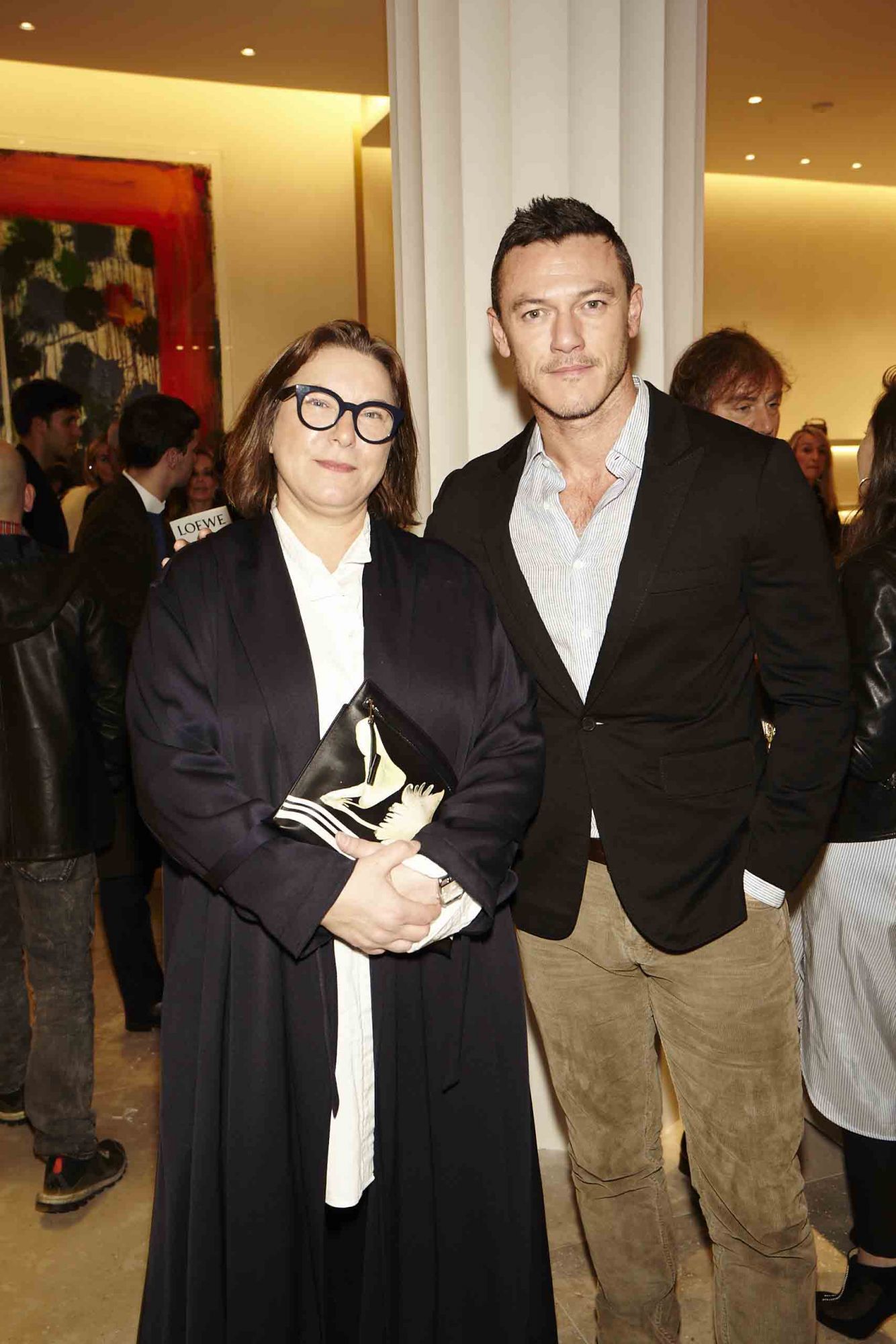 Pascale Lepoivre, Luke Evans