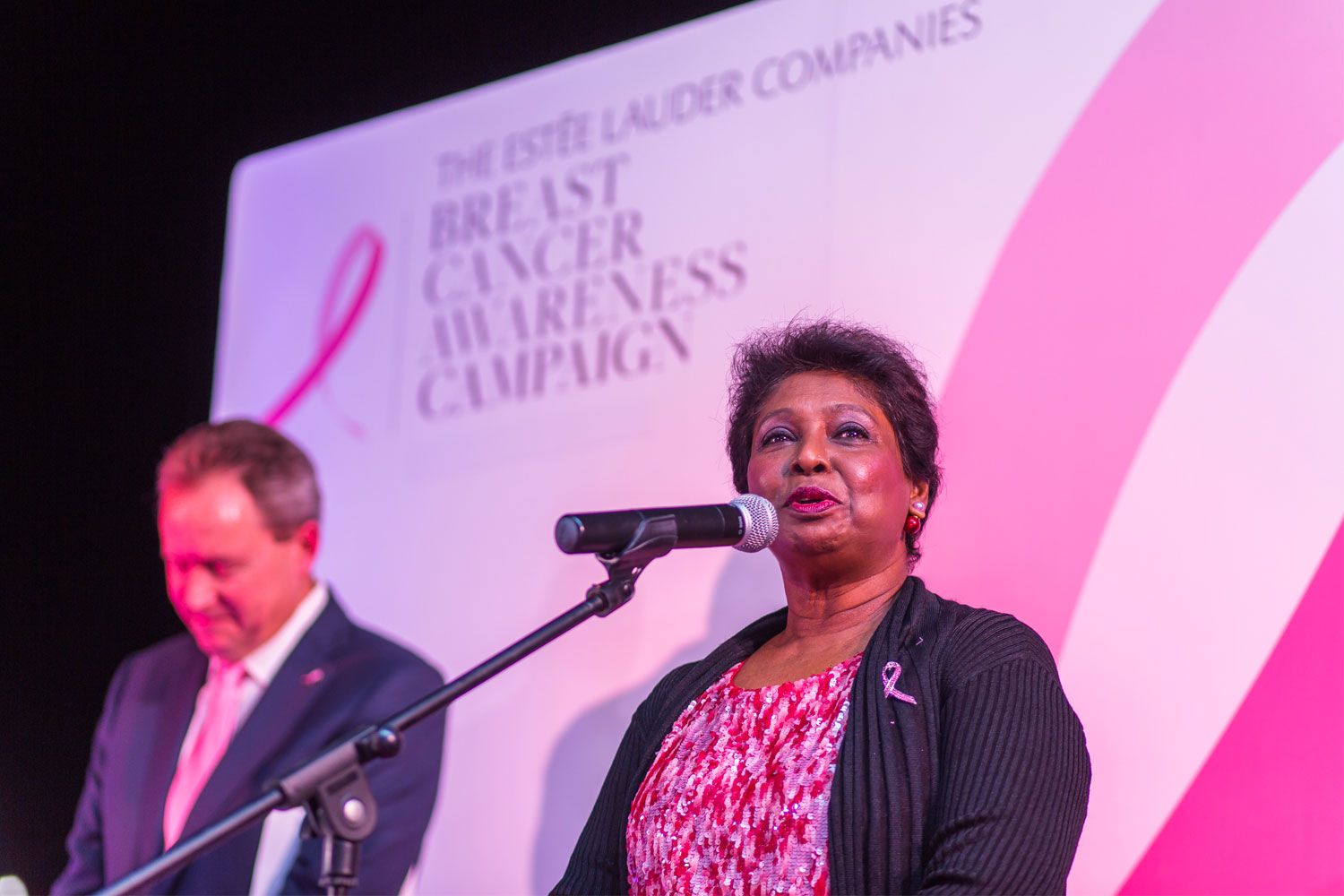 Think Pink Estée Lauder BCA campaign 2015 Landmark Illumination(02)