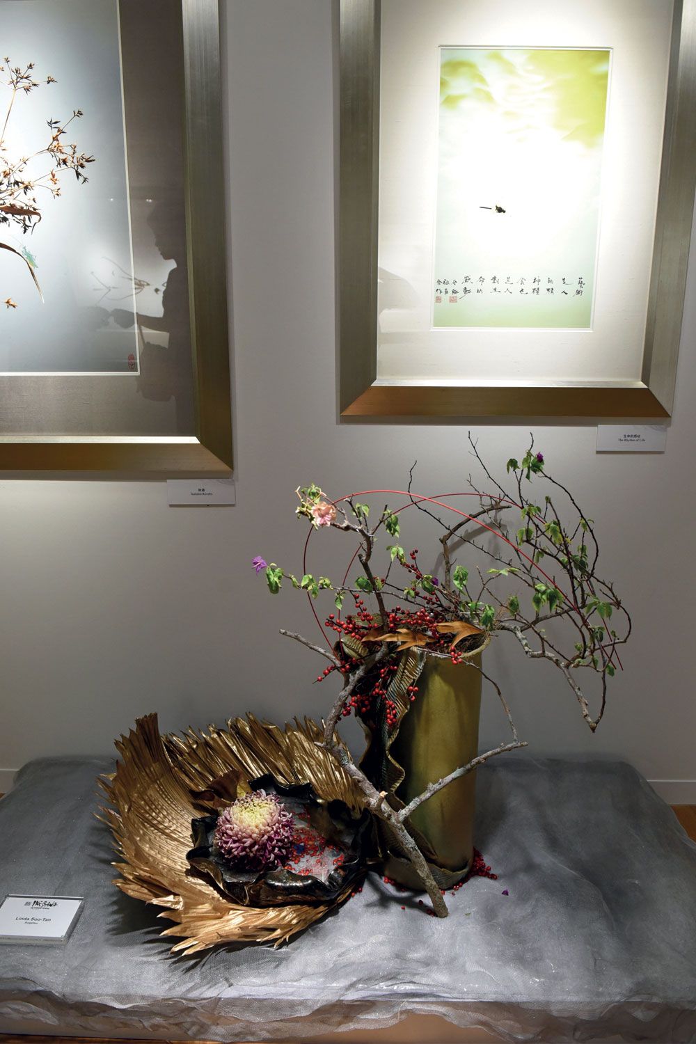 Ikebana arrangements by Linda Soo-Tan