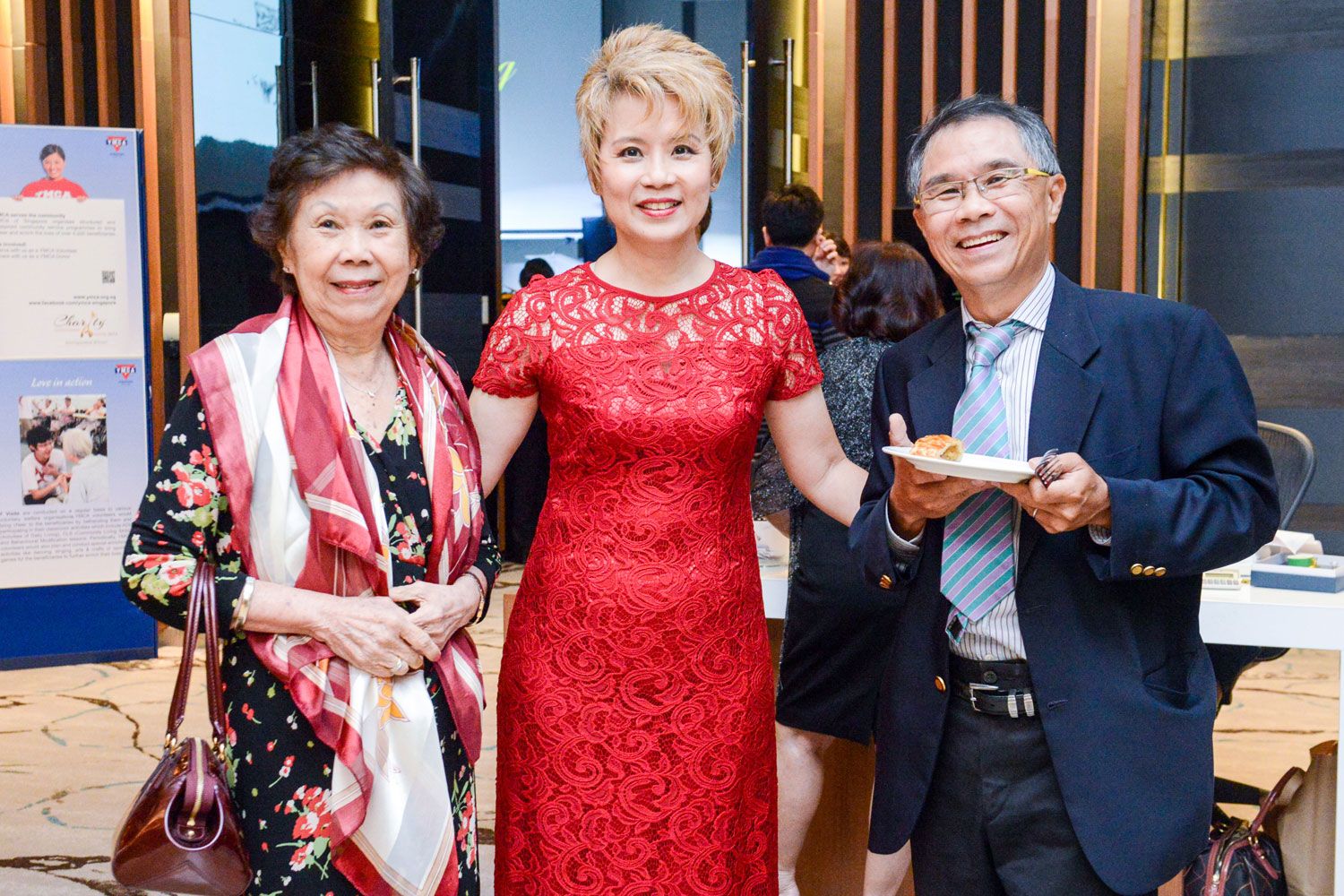 Jeanette Sim, Lynette Yeo and Peter Sim