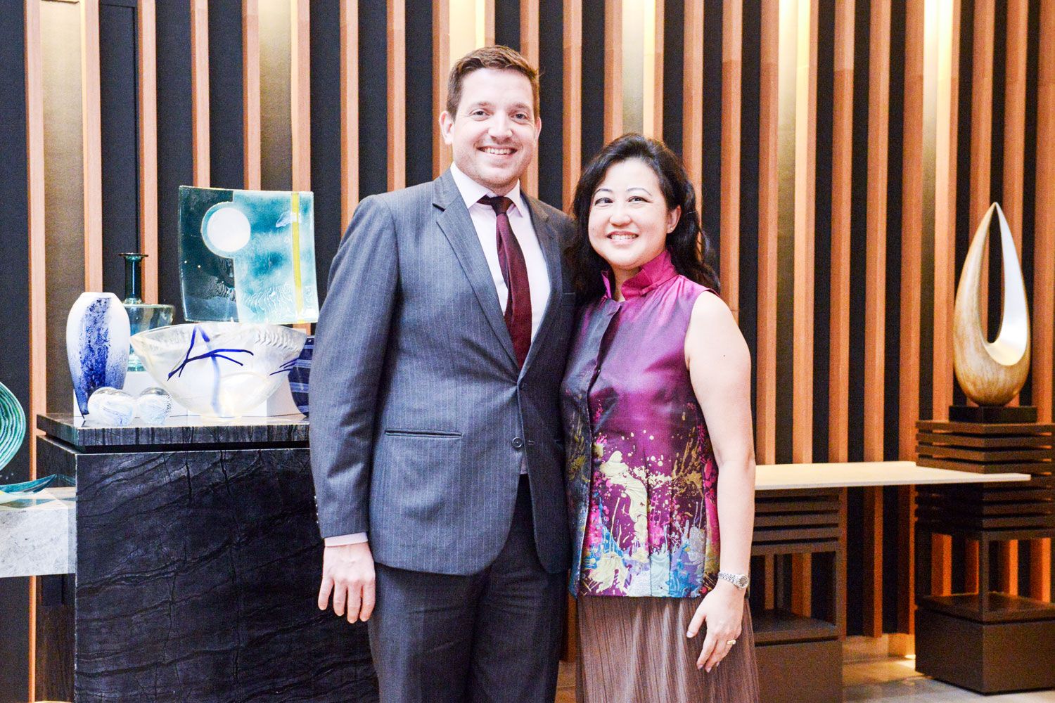 Darrell Wright and Samantha Seah