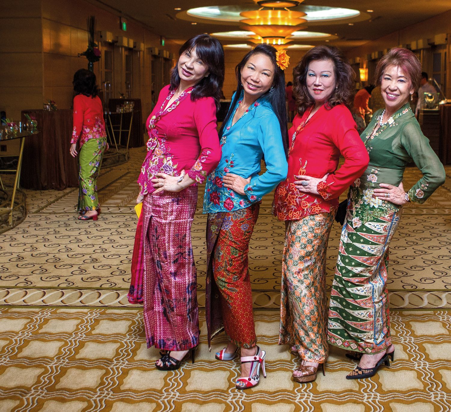 Violet Yeo, Lai Yong Lawrence, May Yeo and Serene Liok