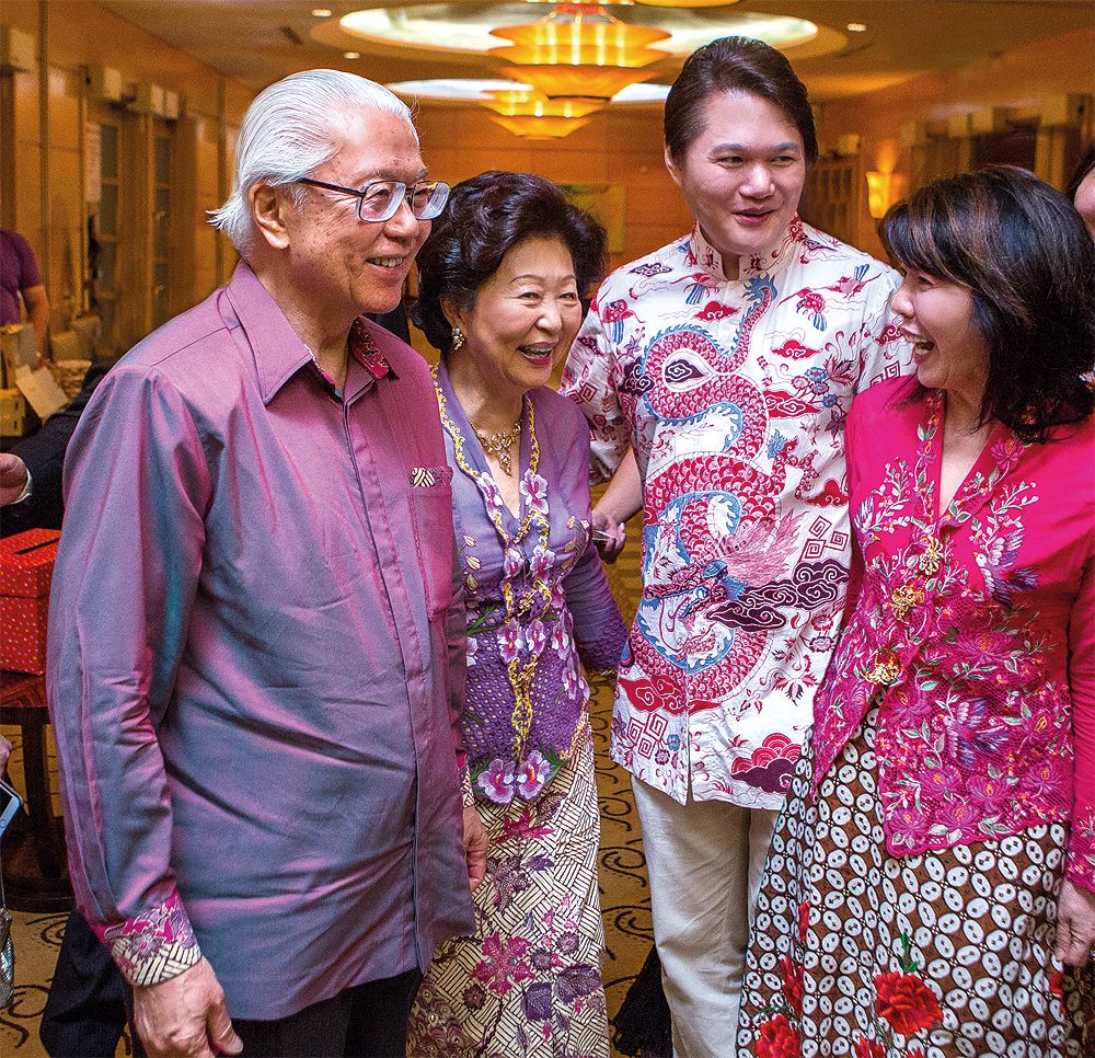 Tony Tan Keng Yam and Mary Tan with Raymond Wong and Peggy Loh