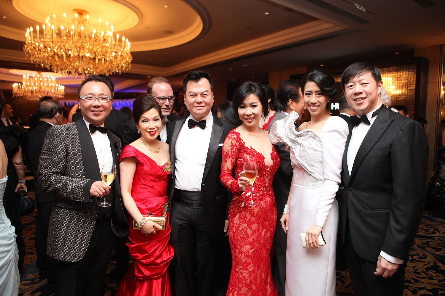 Chan Kok Weng, Susan and Adrian Peh, Elaine Lim-Chan, Grace Chong-Tan and Rex Tan