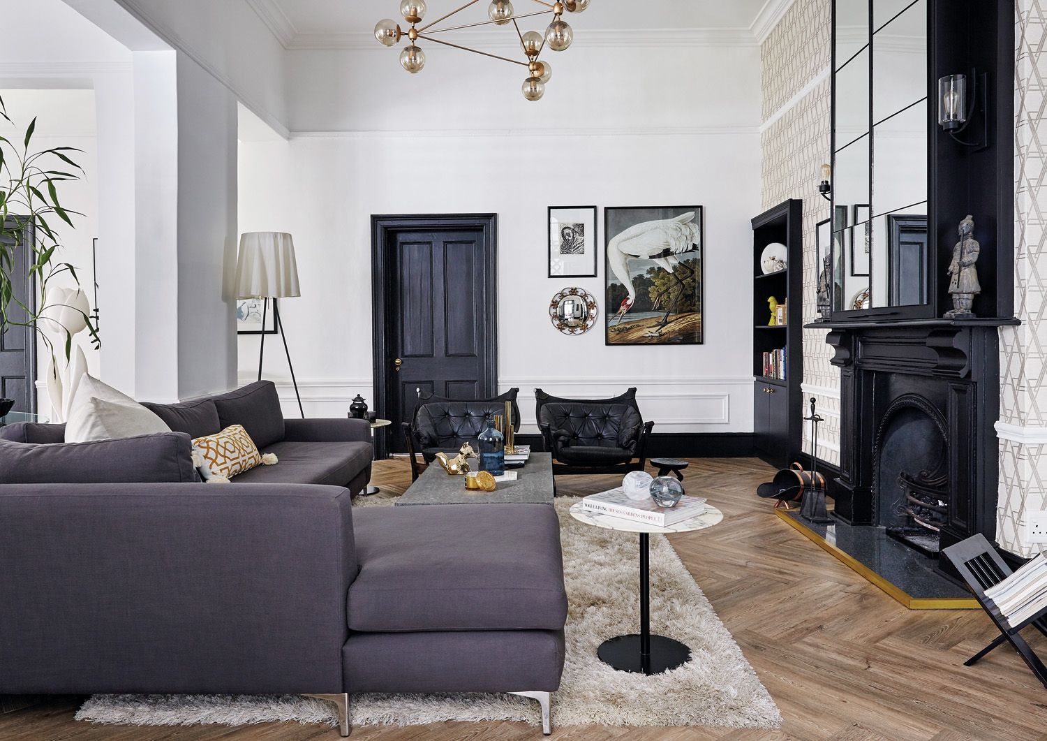 Bangalore home with Windfall chandelier