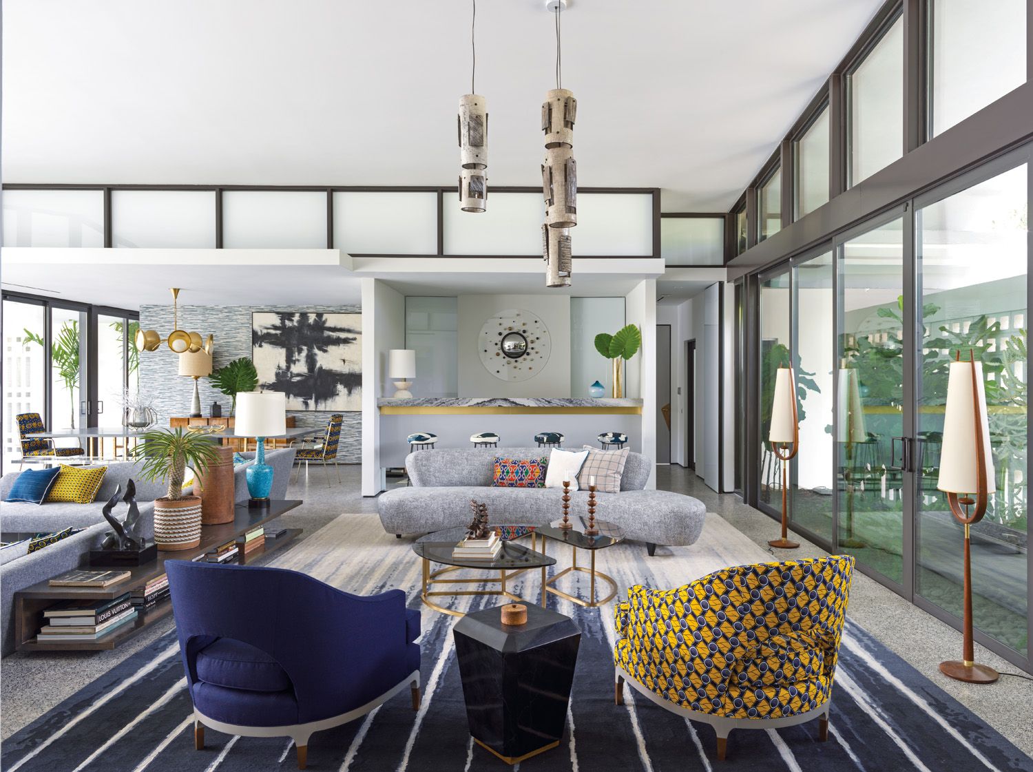 Bangalore home with Windfall chandelier