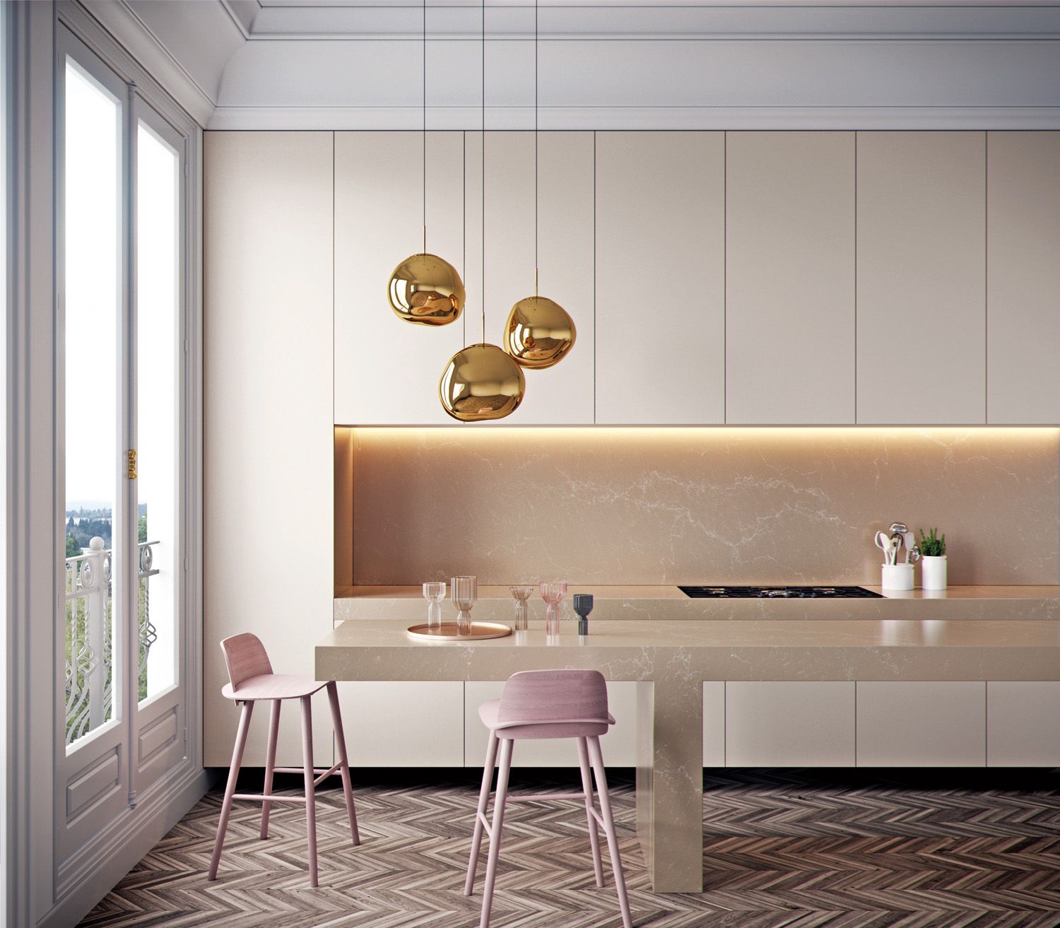 Bangalore home with Windfall chandelier