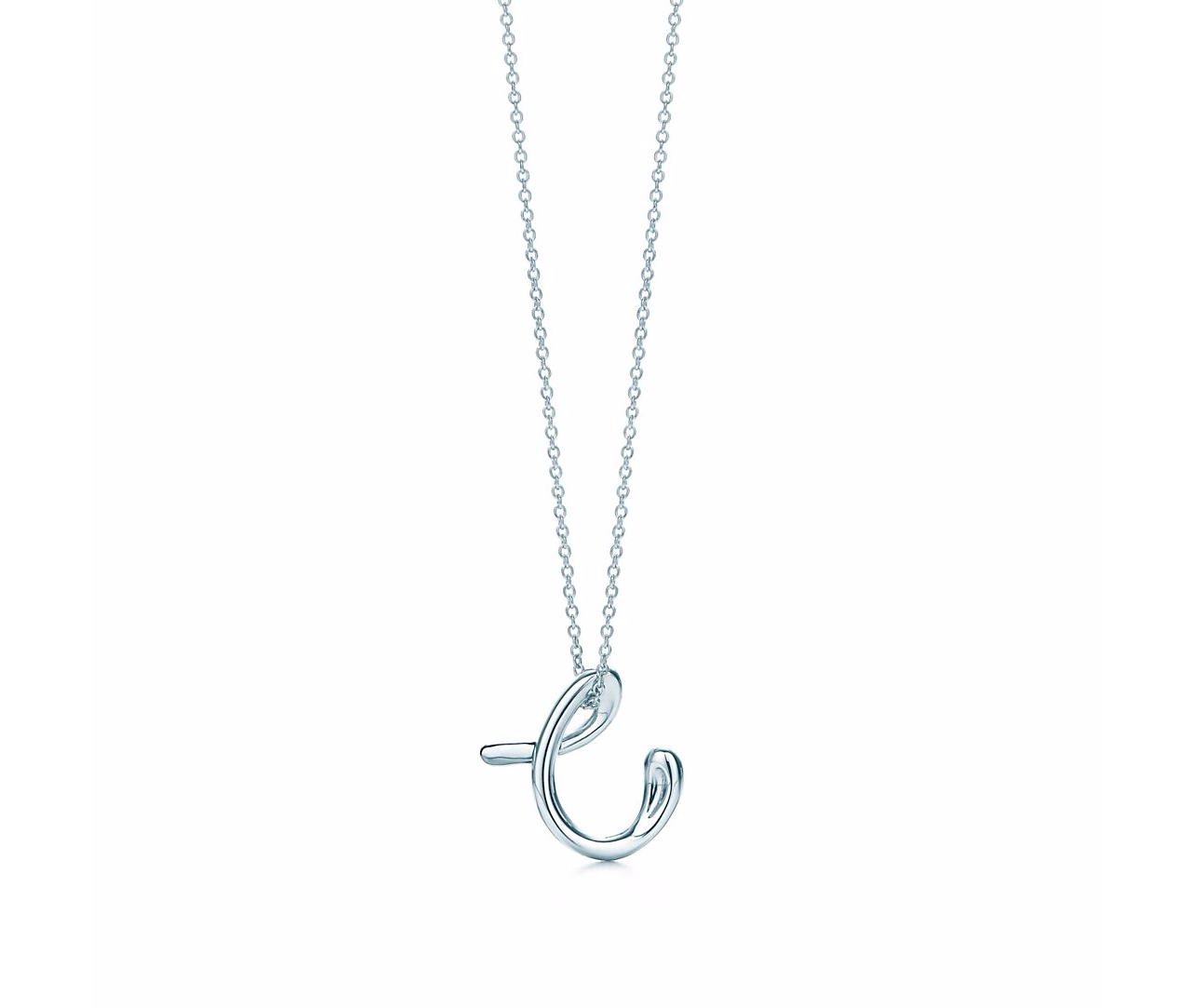 Tiffany & Co. Elsa Peretti Letter Pendant