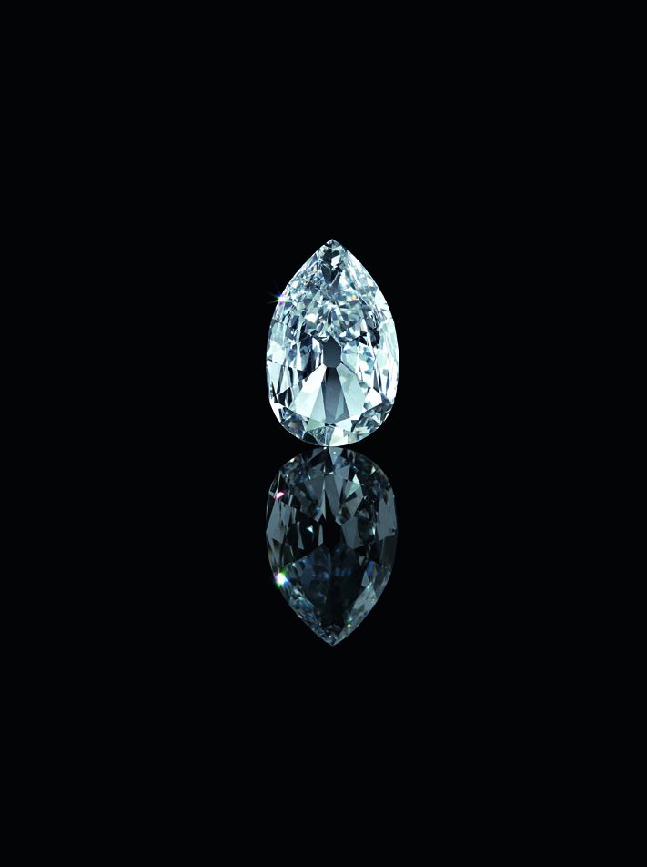 The ‘Arcot II’ diamond, 1760. Modified 1959 and 2011. India. © The Al Thani Collection. Tous droits réservés. Photo Laziz Hamani