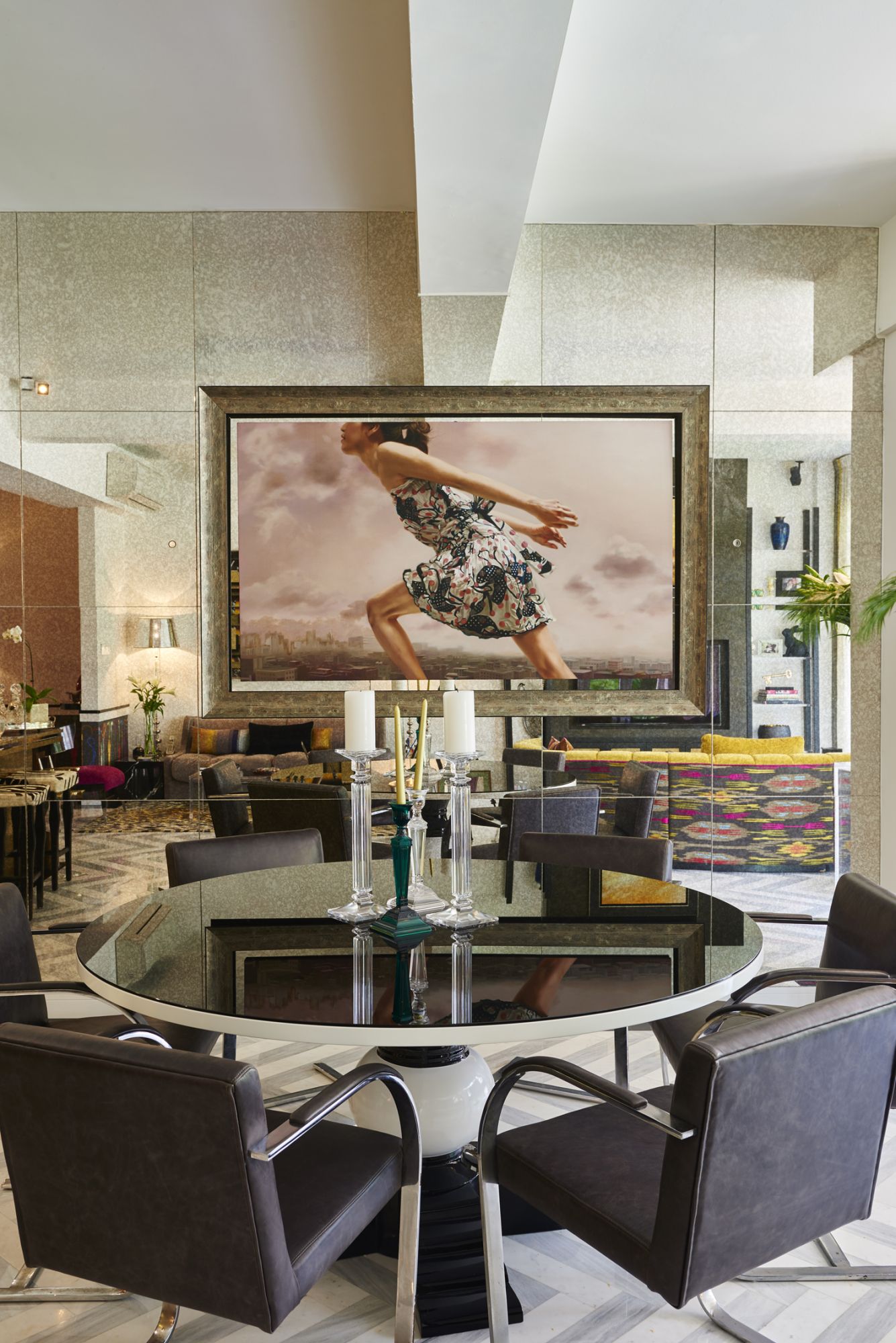 Design Intervention partner Andrea Savage's living room