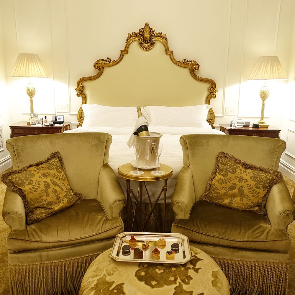 The Deluxe Double Queen Room; Photographed by Venus Wong