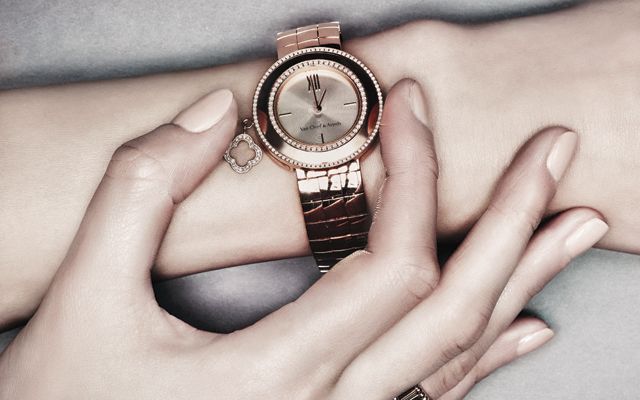 van cleef charm watch