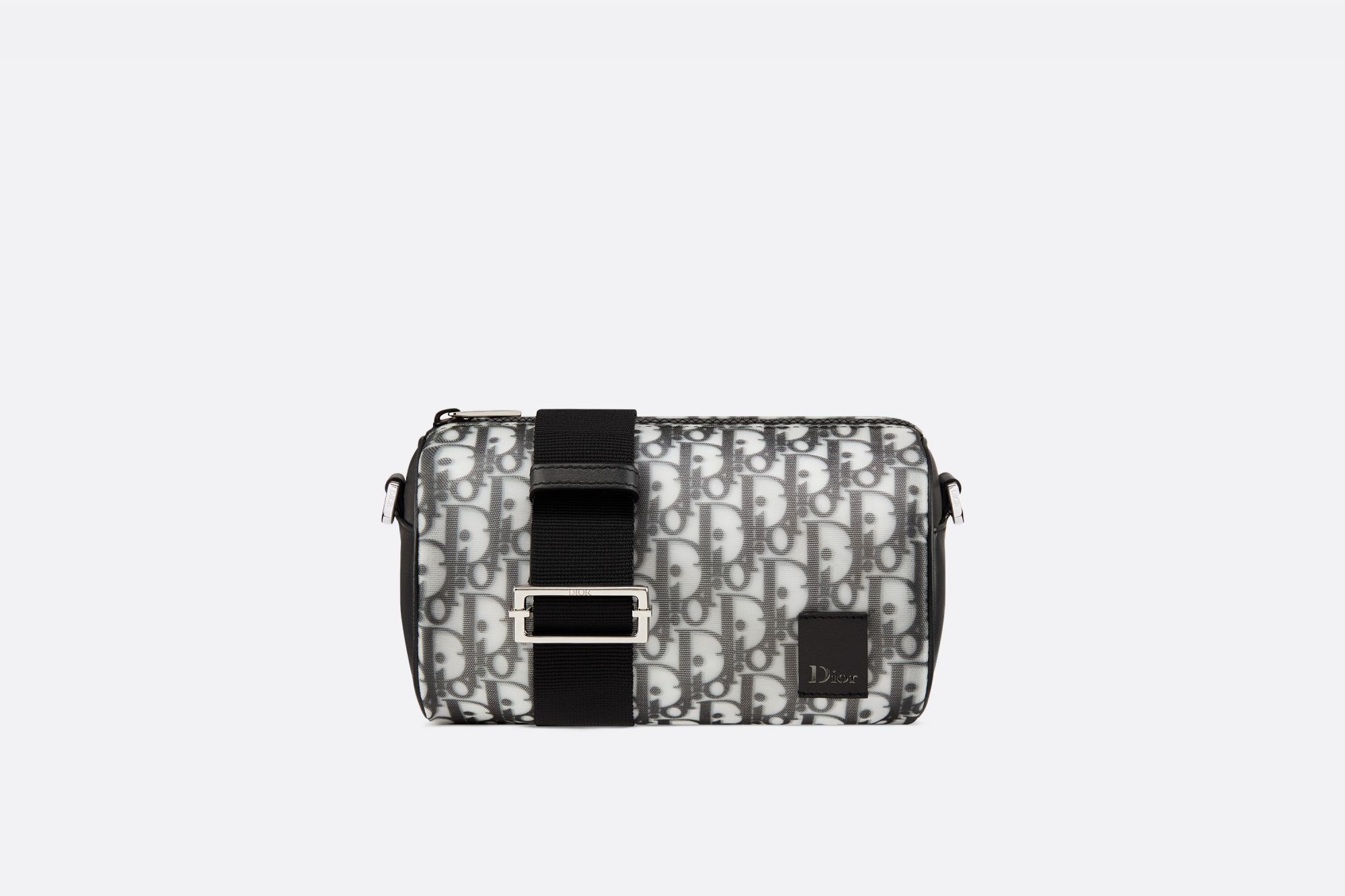 Roller shoulder bag in Dior Oblique technical fabric