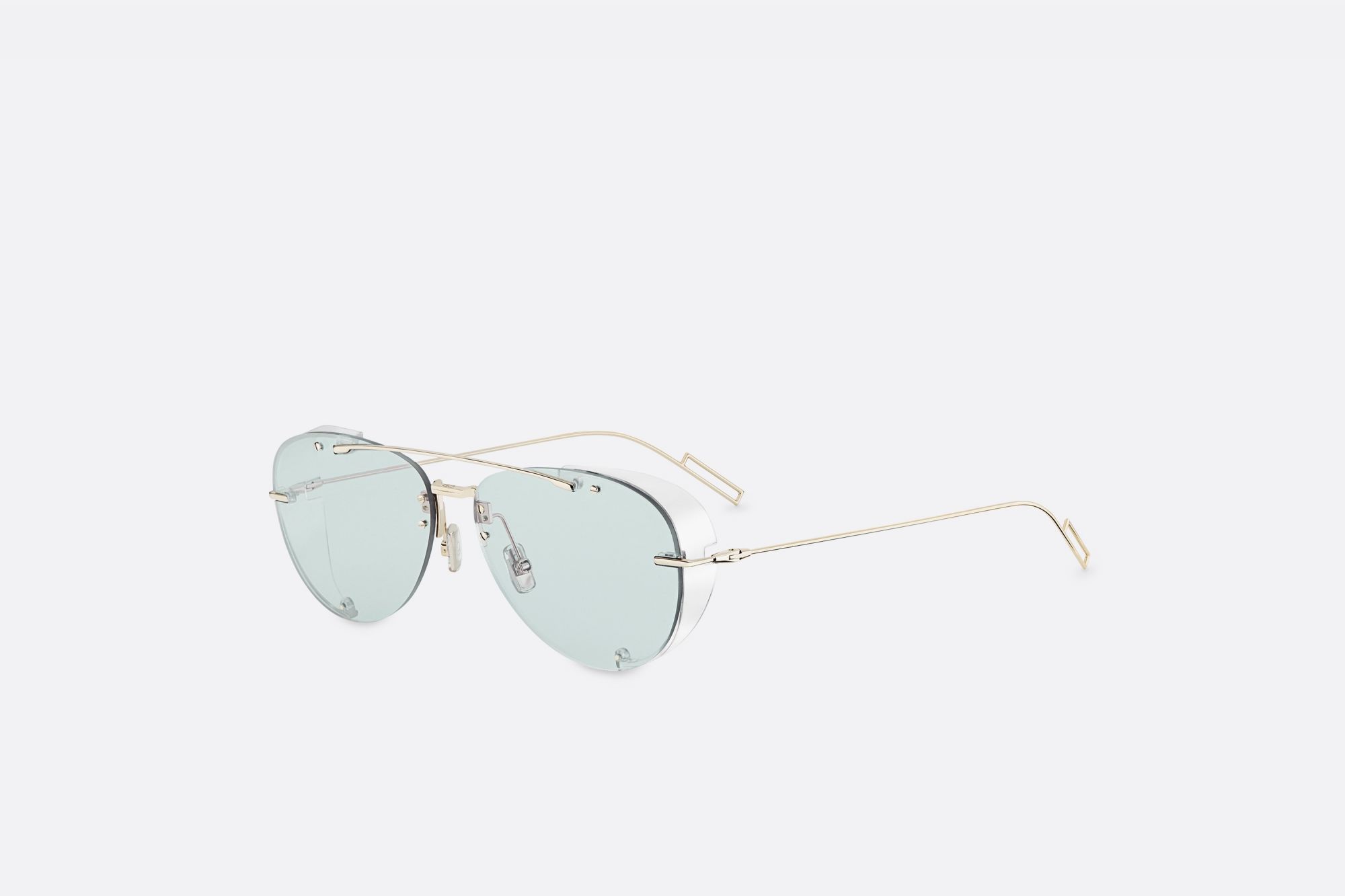 DiorChroma1 sunglasses in pale gold-tone metal frame