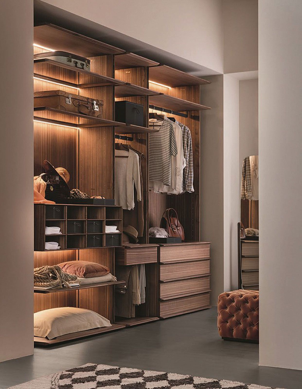 Porada My Suite walk-in closet by Gabriele & Oscar Buratti, from Marquis HQO
