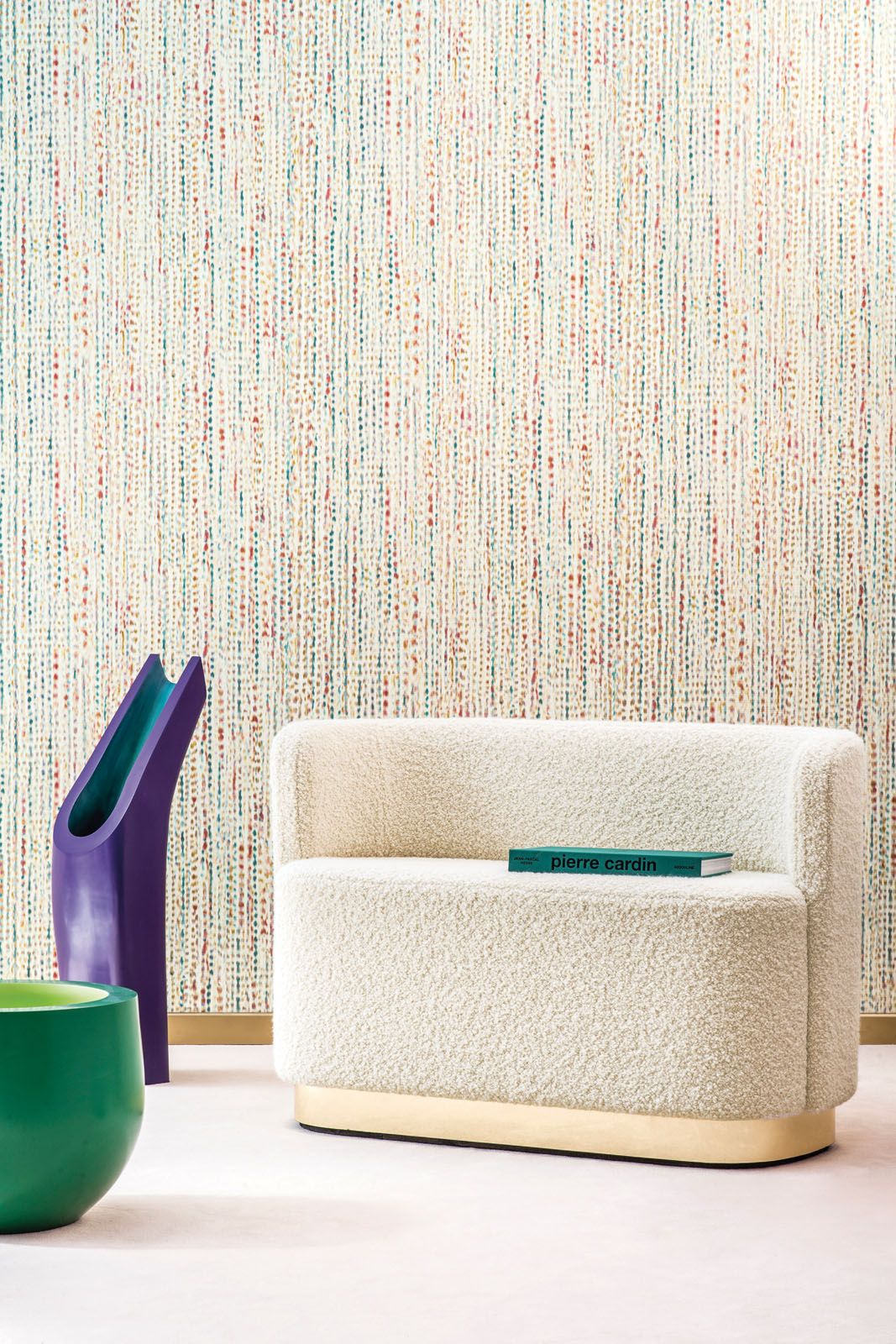 Pierre Frey Nuances wallpaper, from Romanez