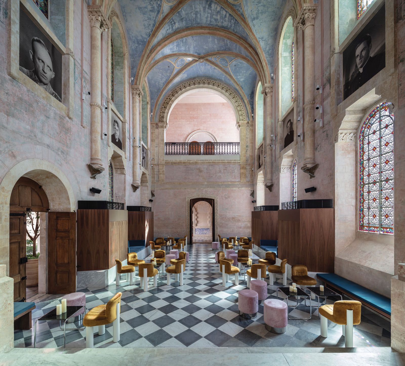 The Chapel is the hotel’s photogenic bar lounge