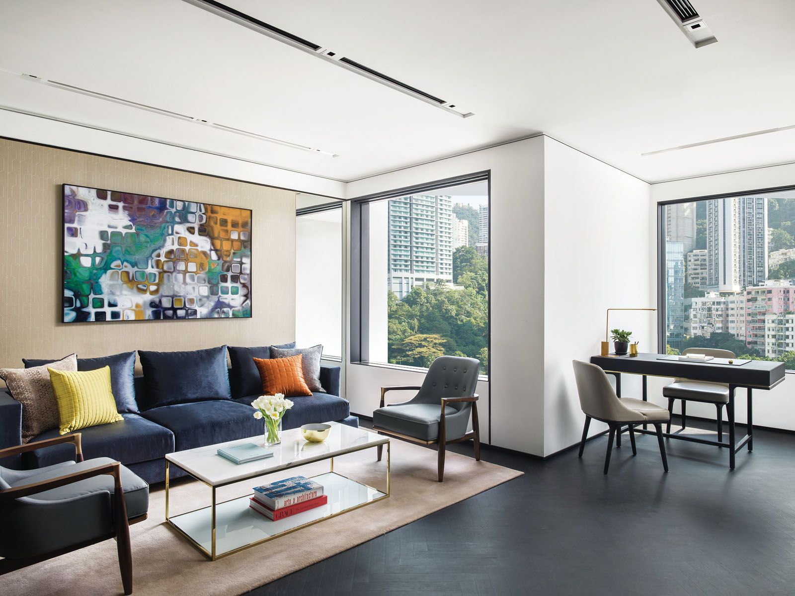 The living area of the Signature suite