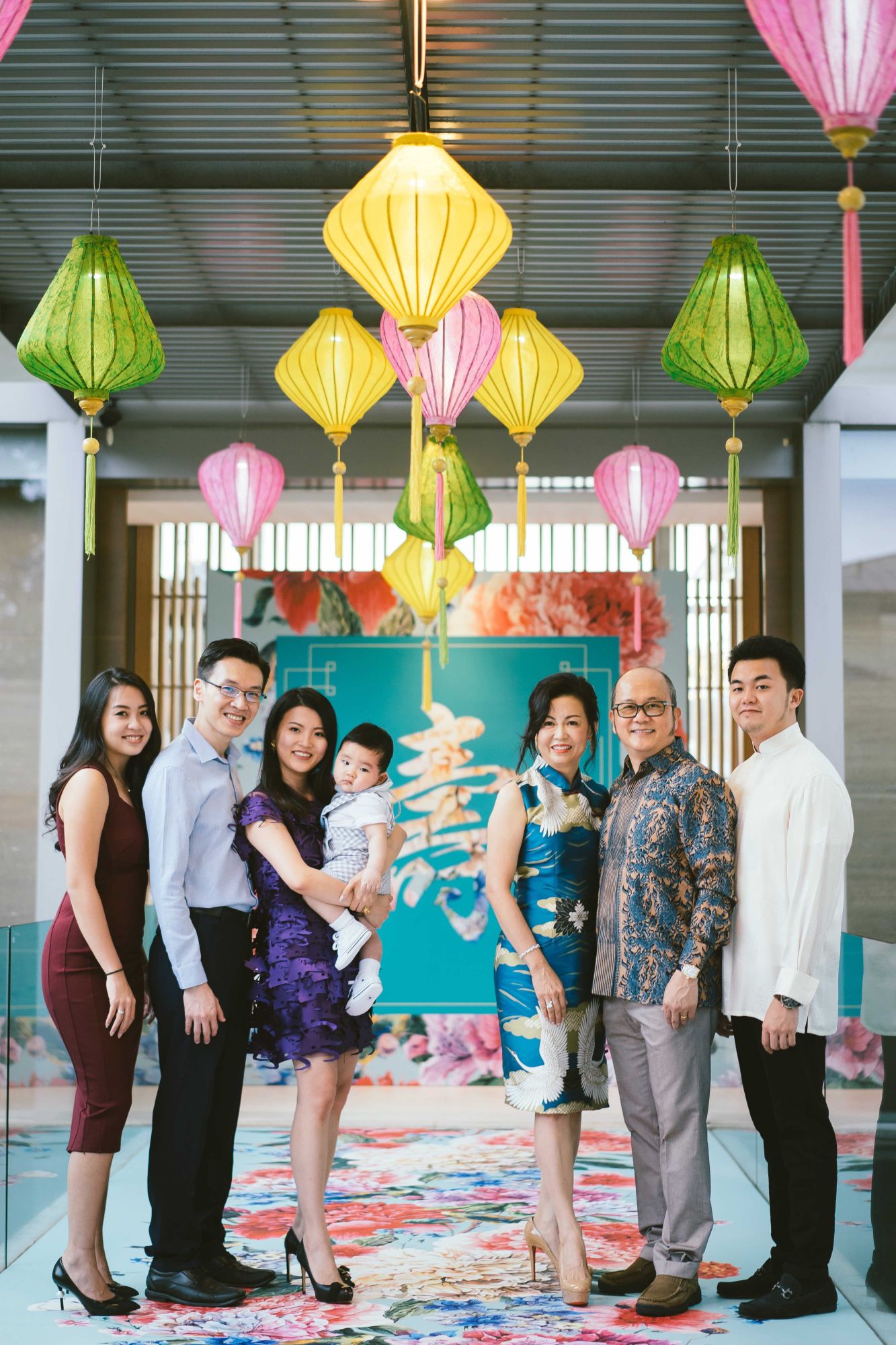 Raquel Sim, Wilson Loh, Rachel Sim, Wayne Loh, Val Sim, Ron Sim, Roy Sim