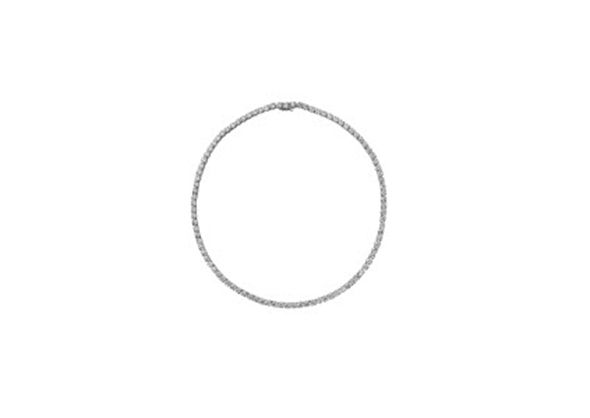 Cartier High Jewelry Tennis necklace, platinum, diamonds