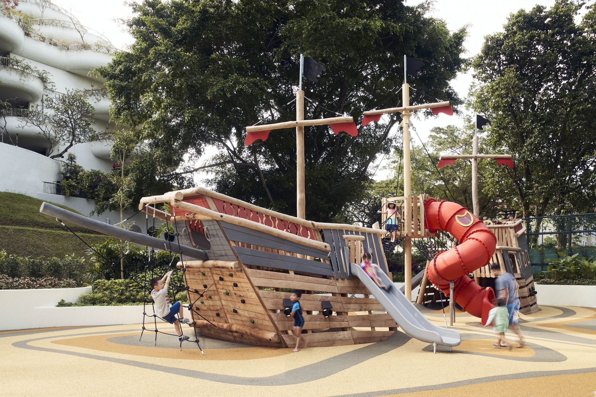 Buds by Shangri-La - pirate ship playground