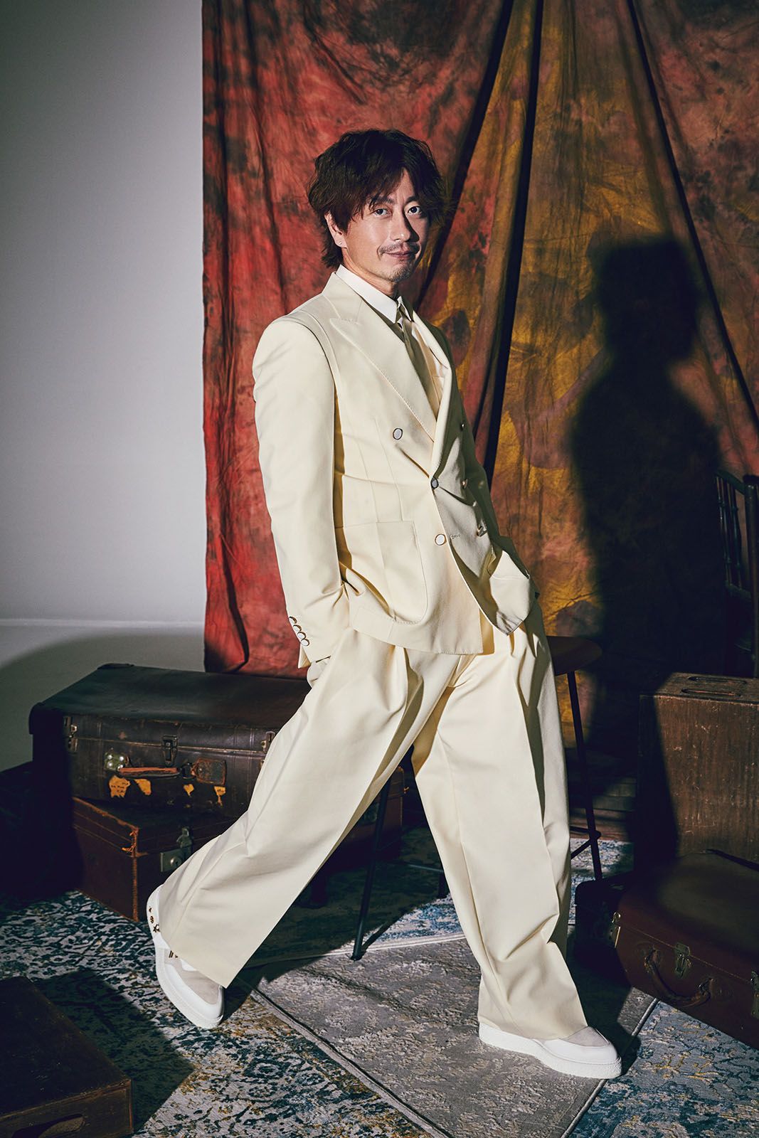 Louis Vuitton outfit, Kimihisa’s own