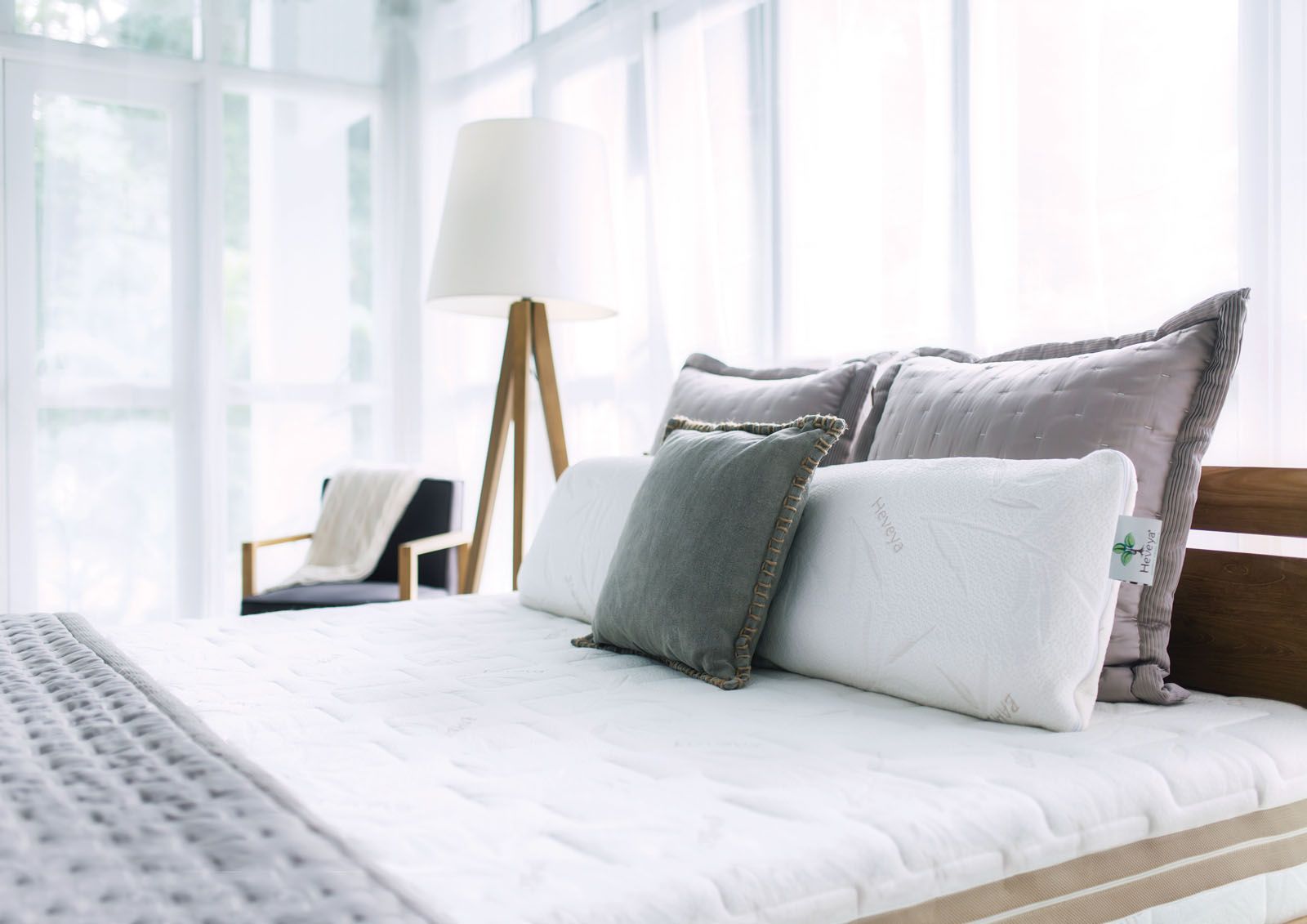 Heveya mattress and pillows