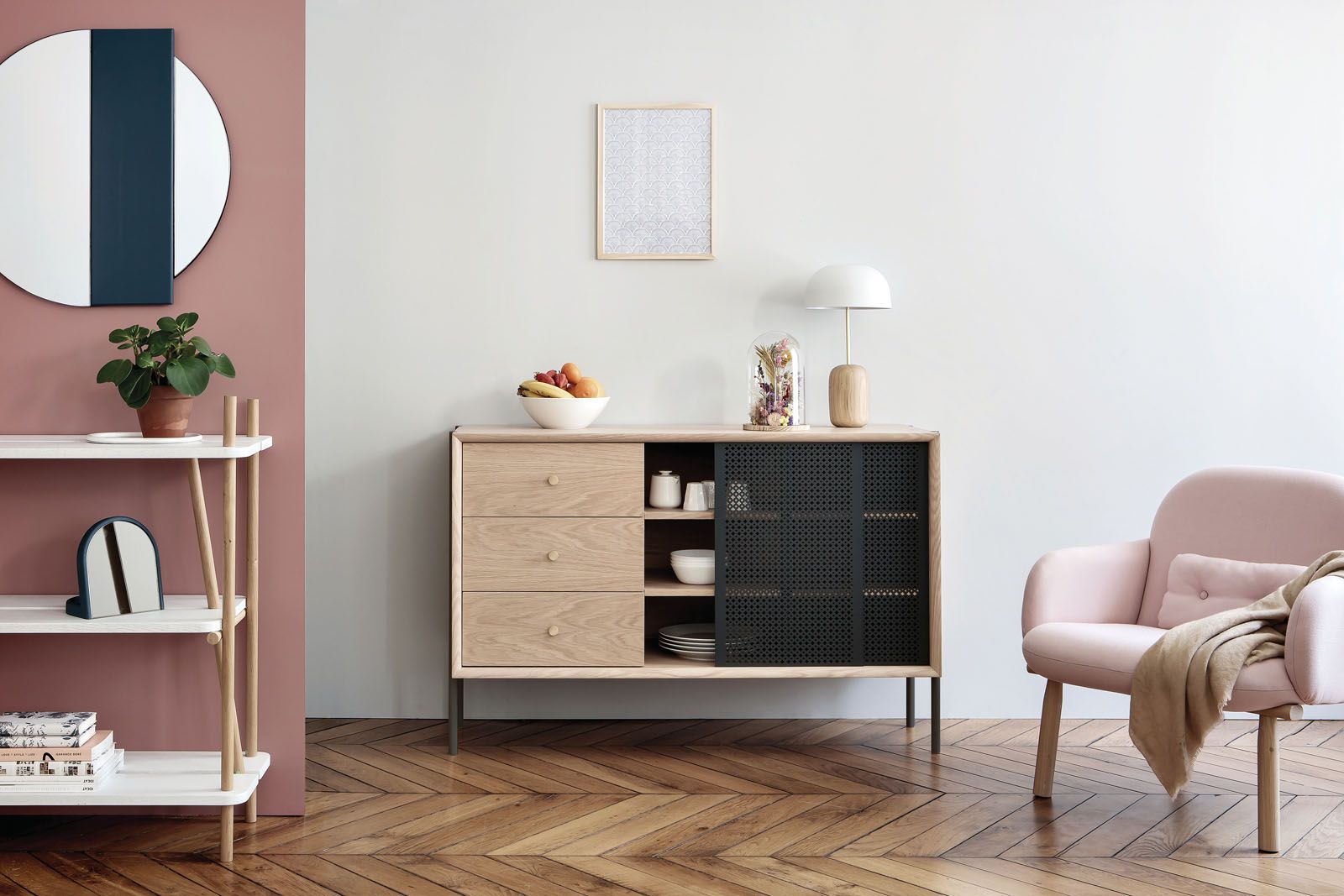 Hartô Simone bookcase and Gabin sideboard from Lifestorey