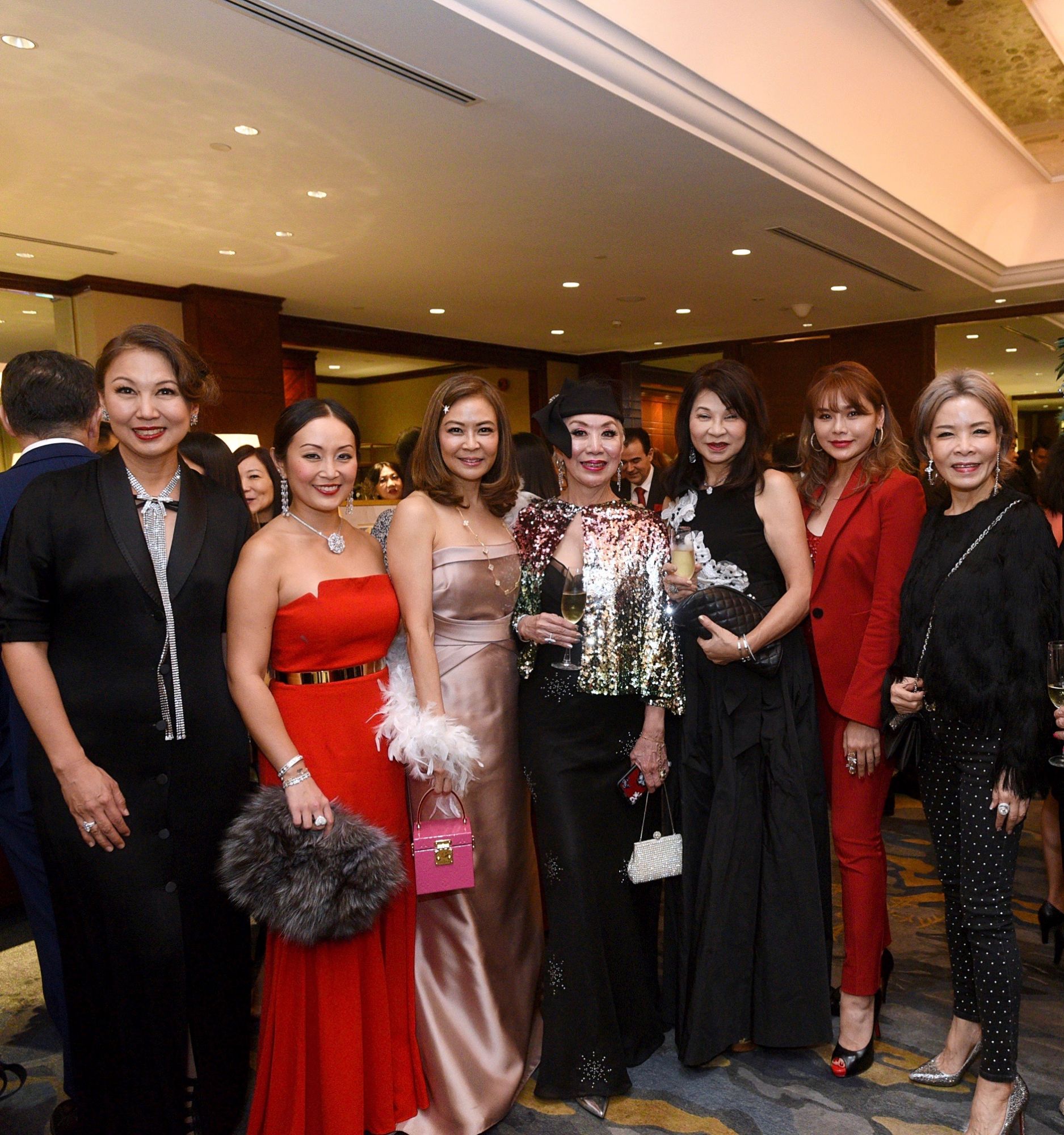 June Rin, Serene Chua, Alicia Thian, Peggy Jeffs, Violet Yeo, Doris Lu, Grace Wong