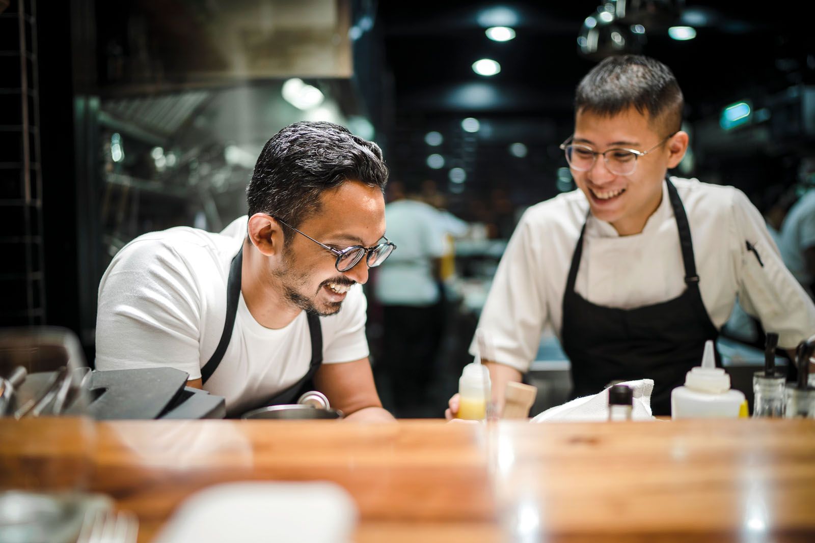 Chefs Rishi Naleendra and Jay Teo