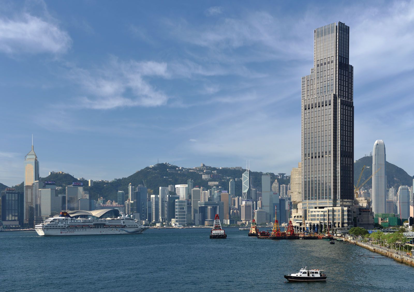 The K11 Atelier office tower at Victoria Dockside
