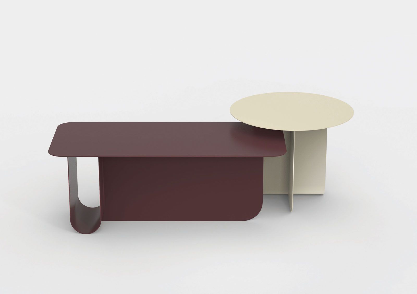 LaCividina U coffee tables by Lanzavecchia + Wai