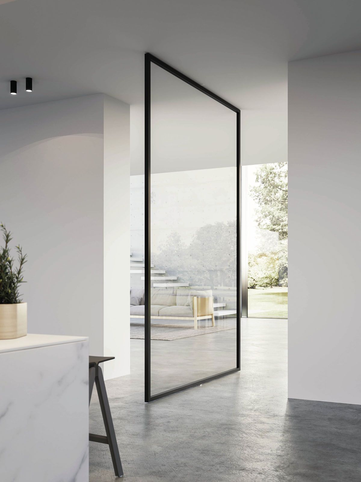 Arflex Vela screen by Bernhardt & Vella, styled with other Arflex furniture, from Space Furniture